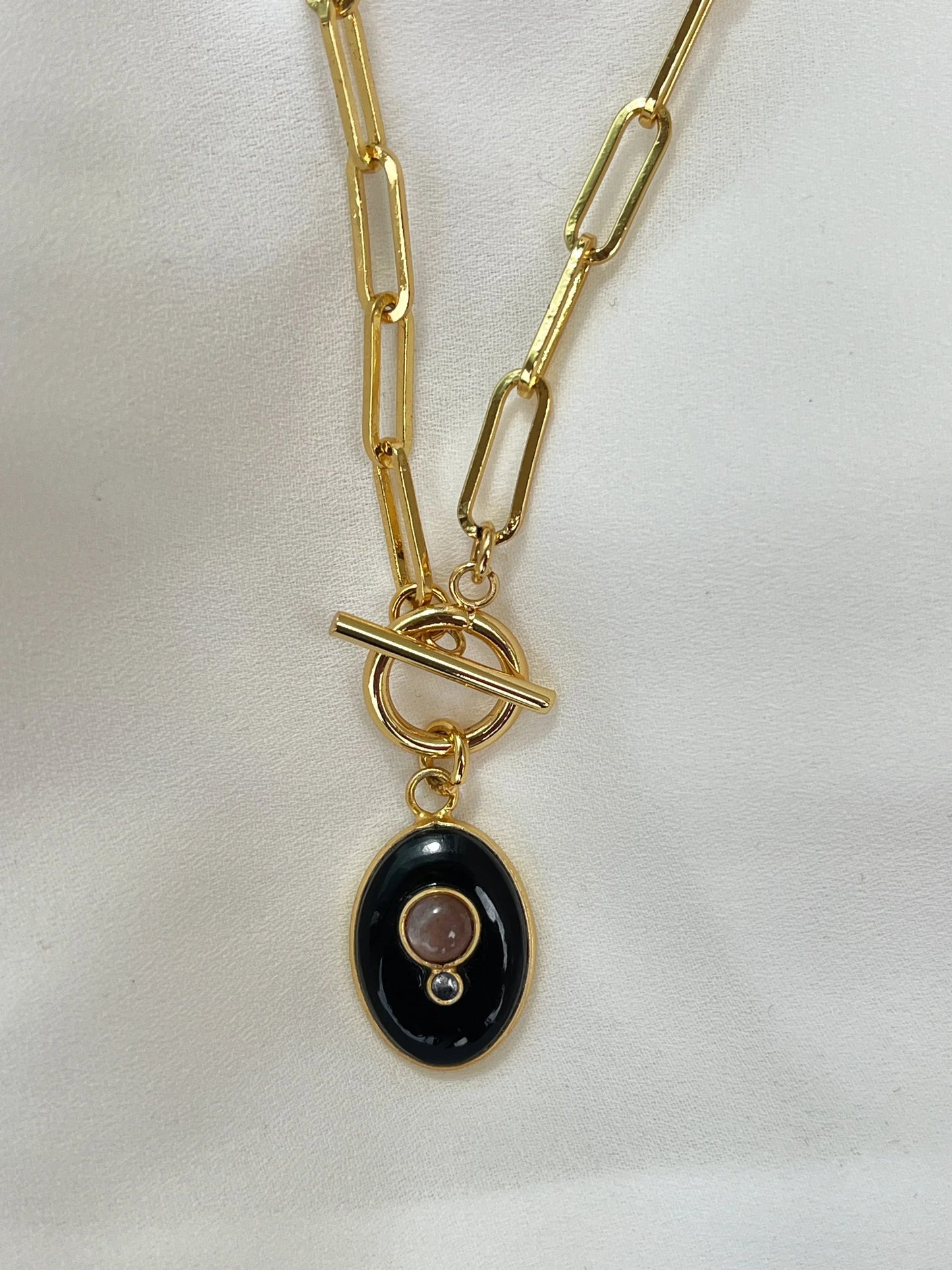Parros Necklace - Black Onyx