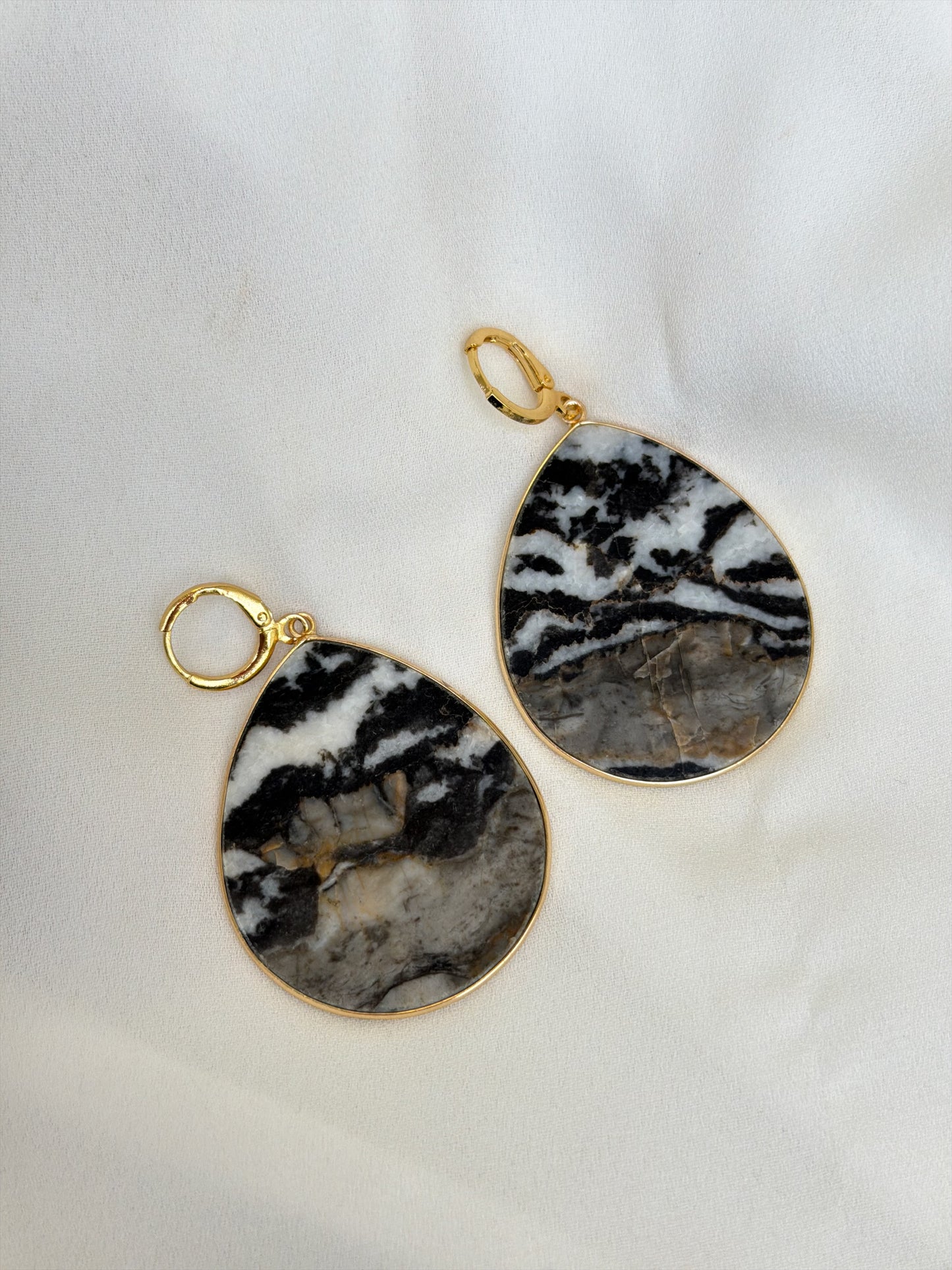 Zebra Jasper Earrings