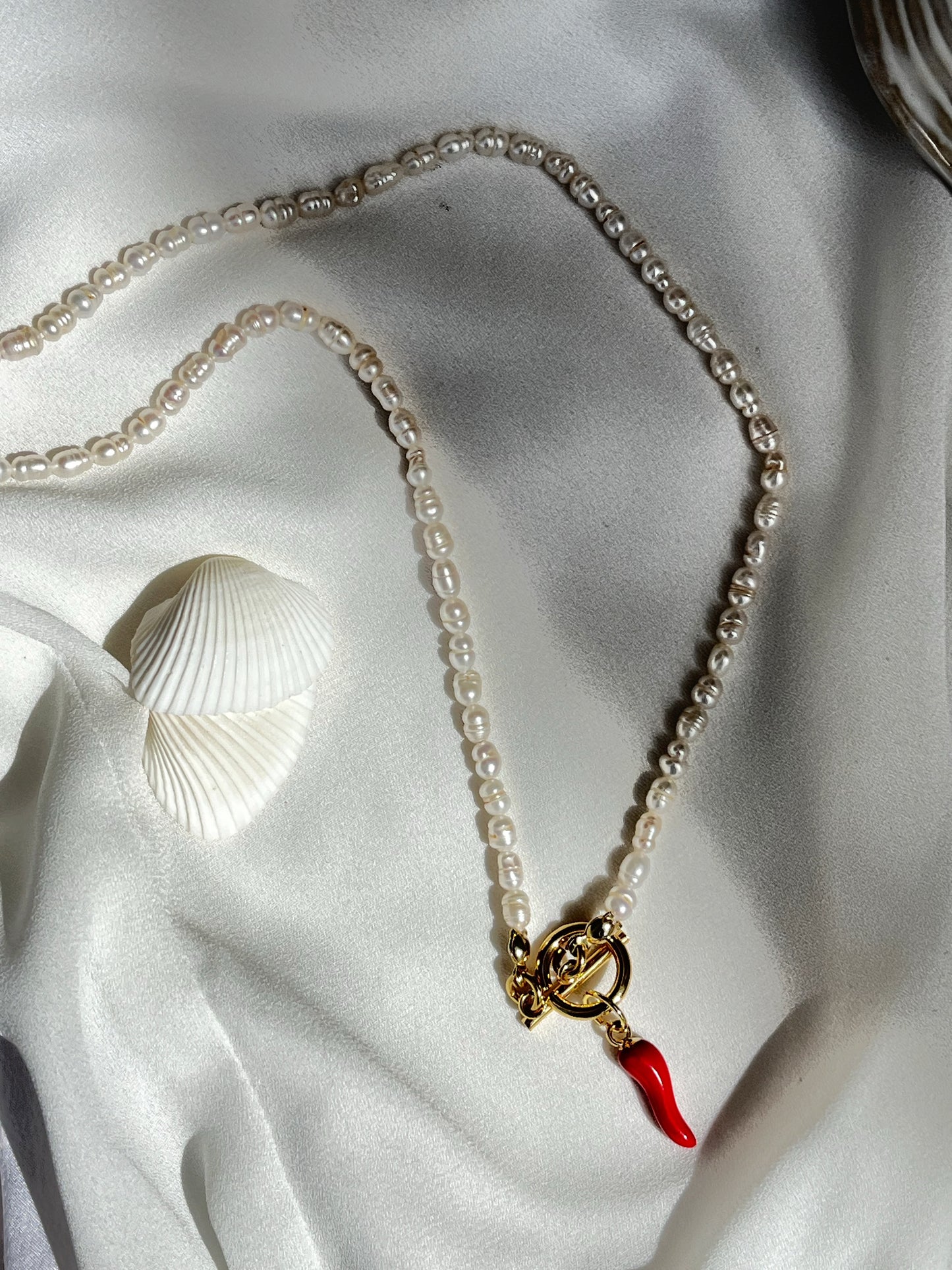 Pearl Chilli Necklace