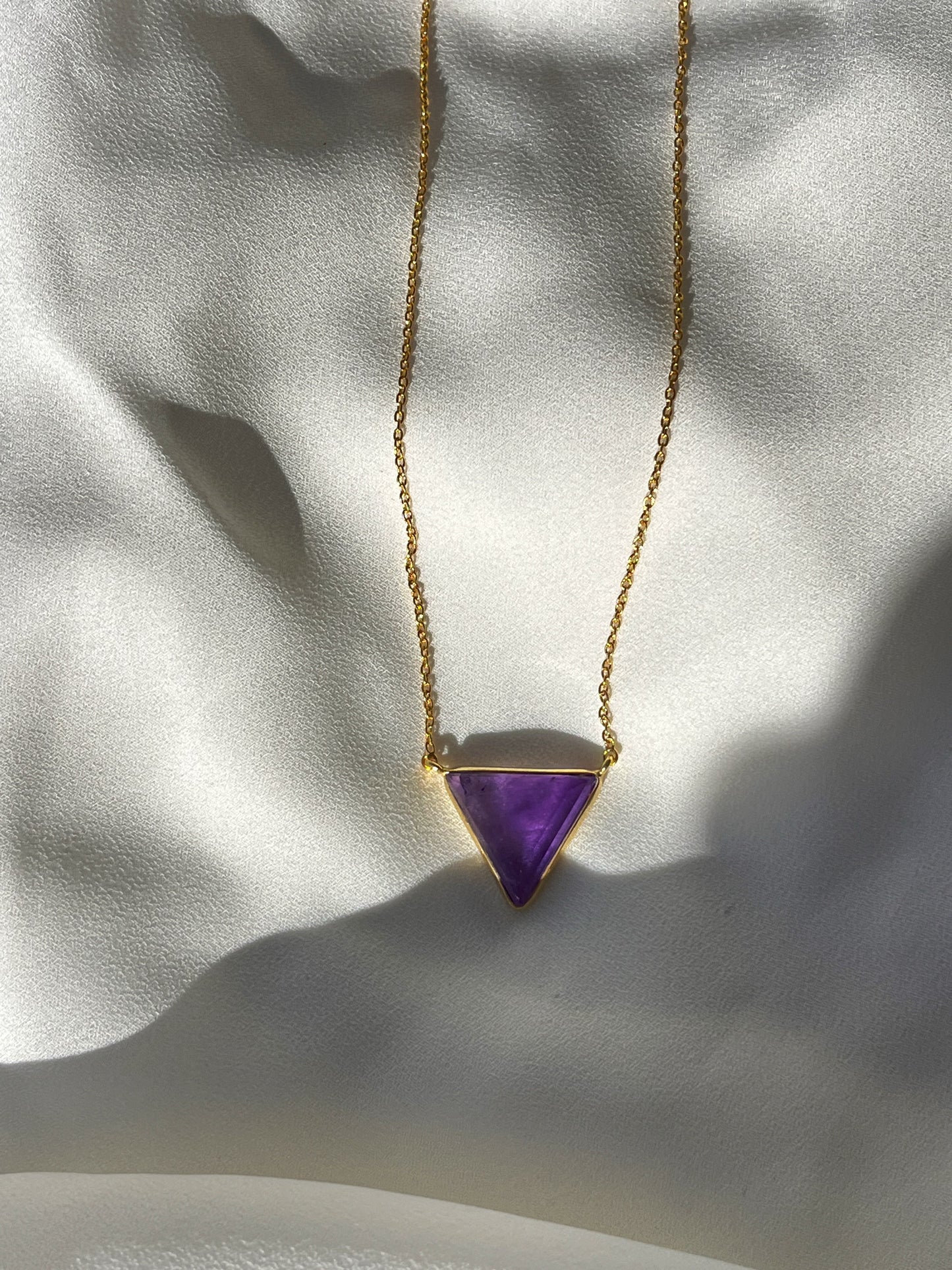 Trinity Necklace - Lapis/Malachite/Rose Quartz/Clear Quartz/Amethyst - Kybalion Jewellery