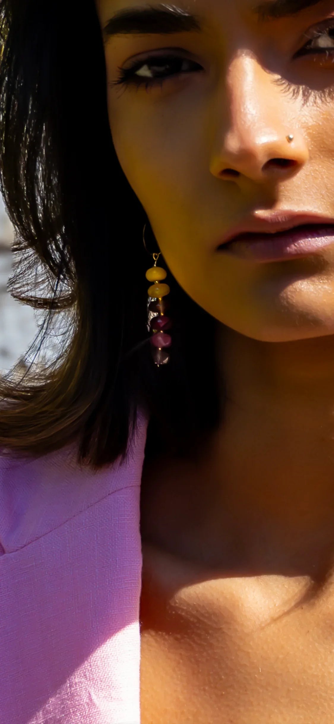 Jade Stone Earrings