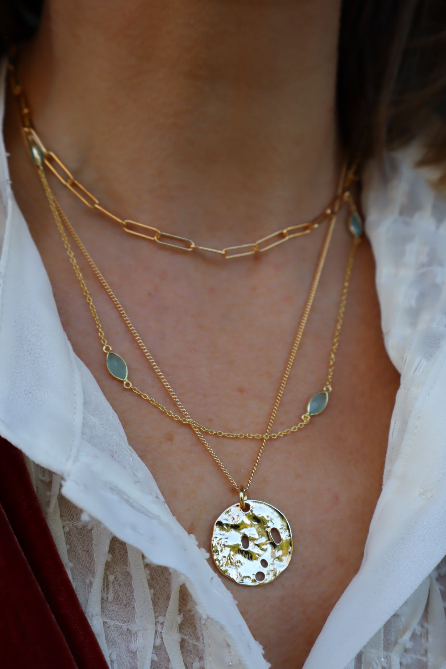 Lunar Surface Necklace