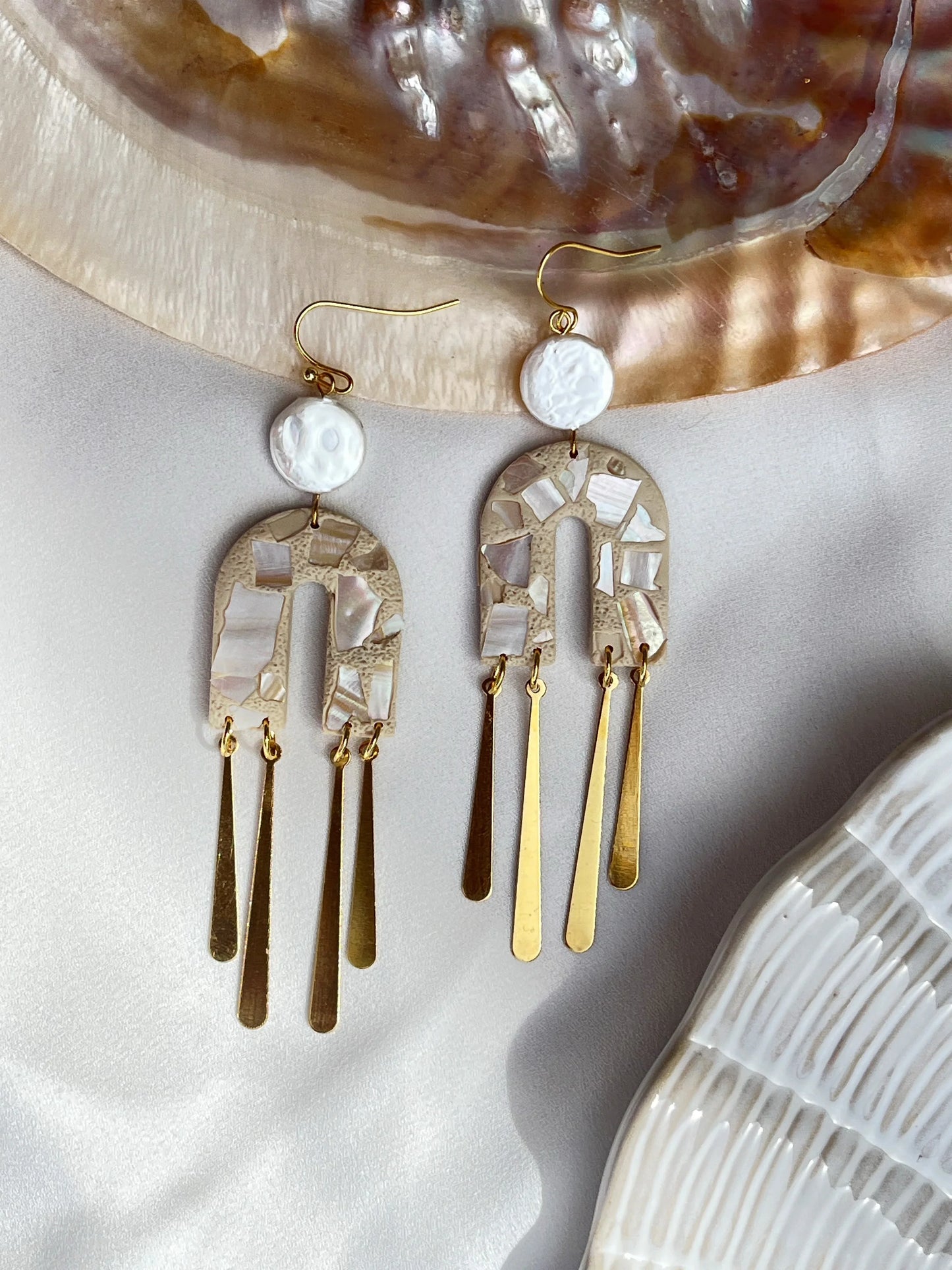 Sandy Beach Fringe Earrings - Kybalion Jewellery