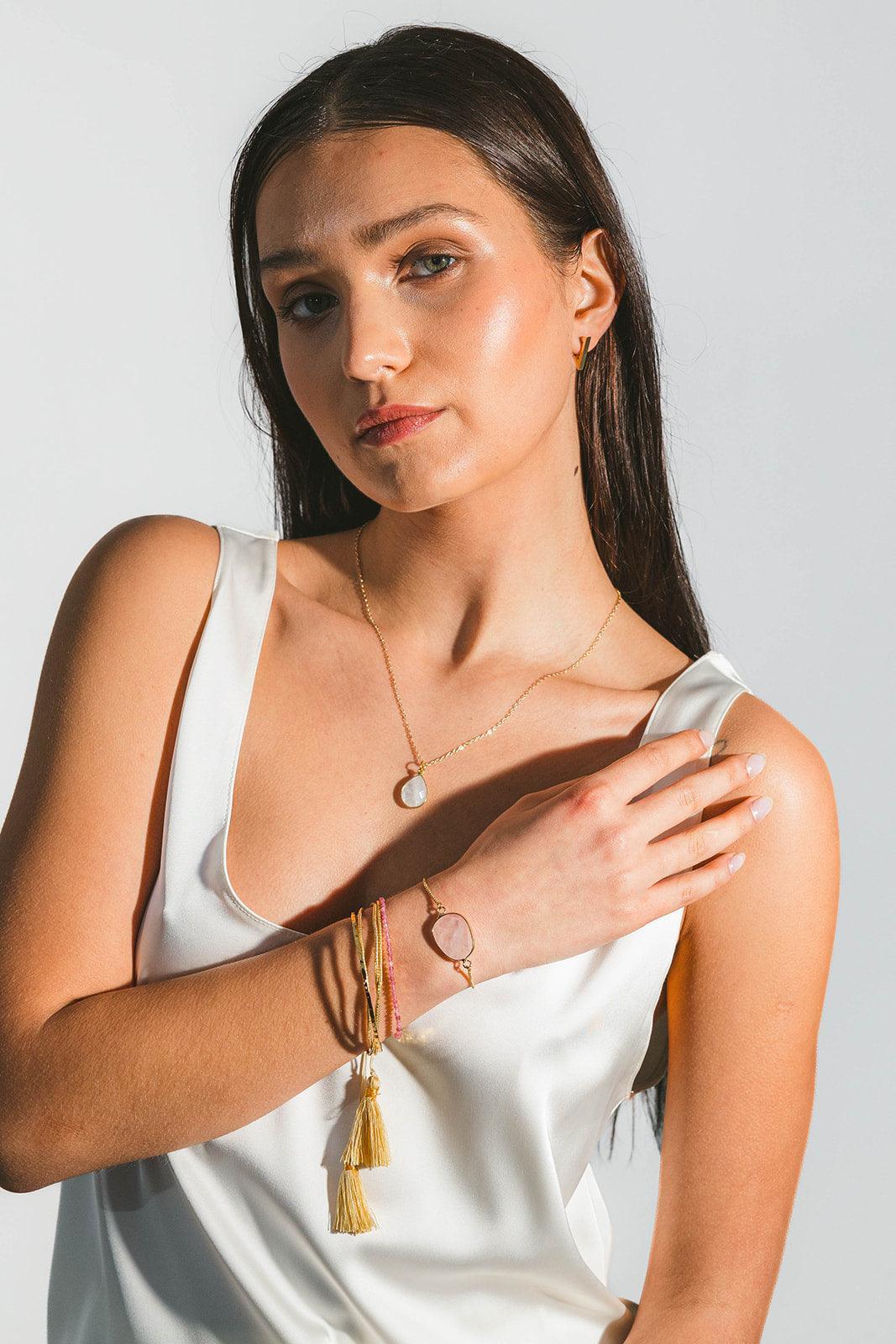 Gemstone Bezel Bracelet - Kybalion Jewellery