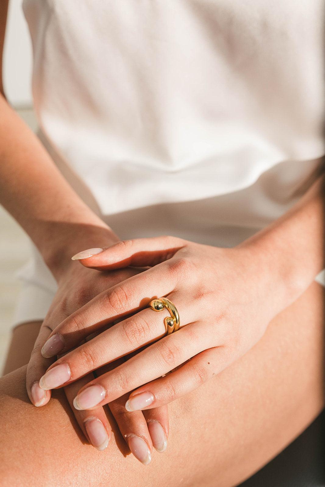 Gold Stacking Ring - Kybalion Jewellery