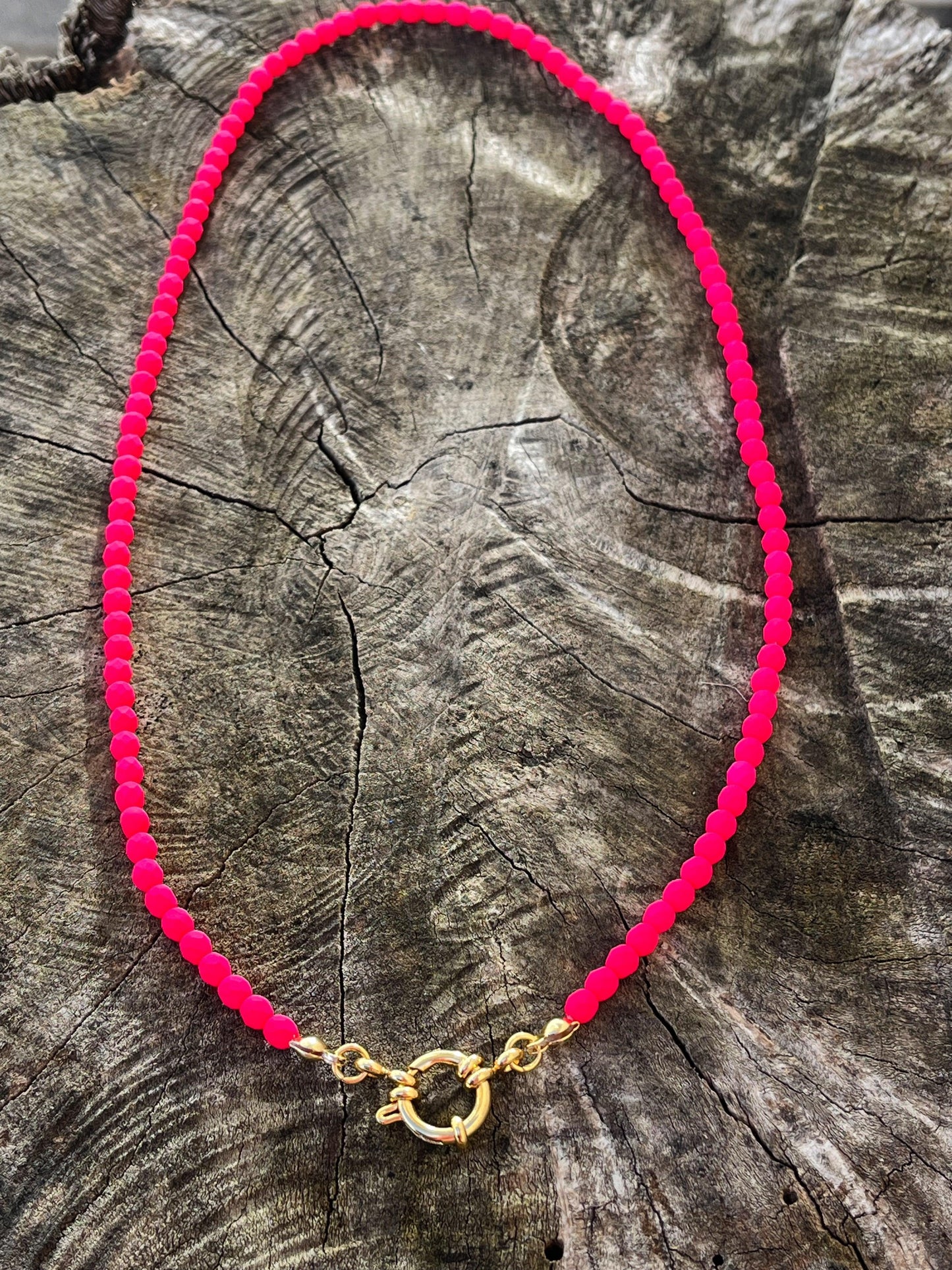 Nina Necklace (Neon Pink) - Kybalion Jewellery