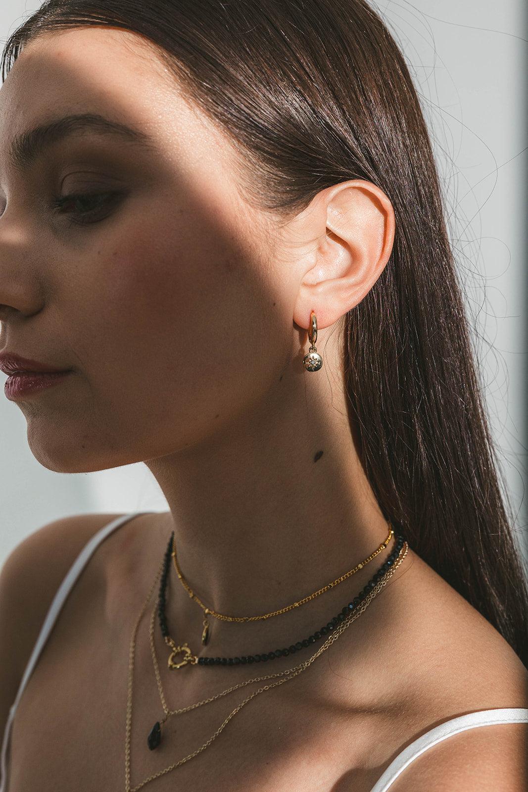 North Star Huggies - Kybalion Jewellery