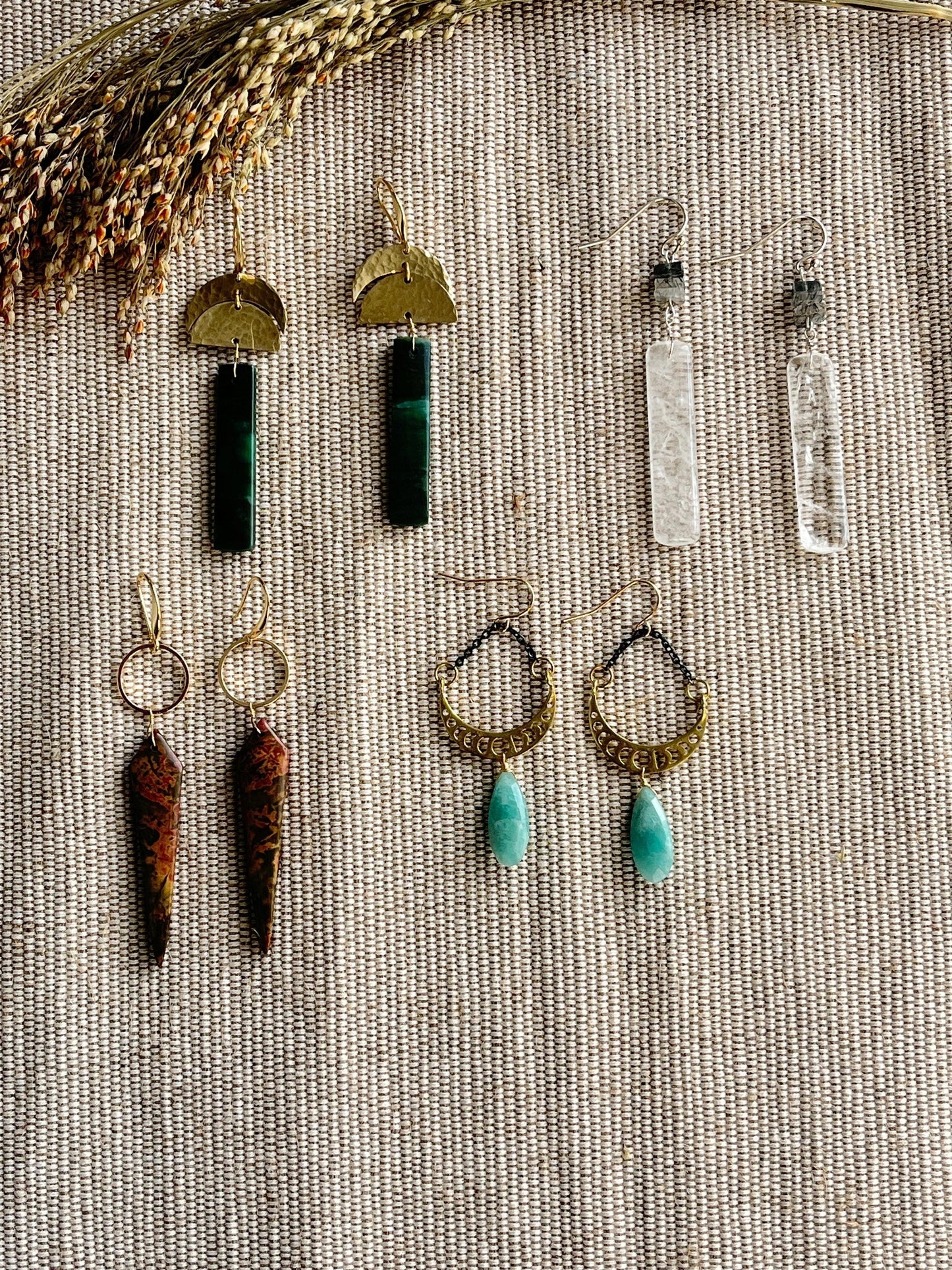Quartz Earrings - Kybalion Jewellery