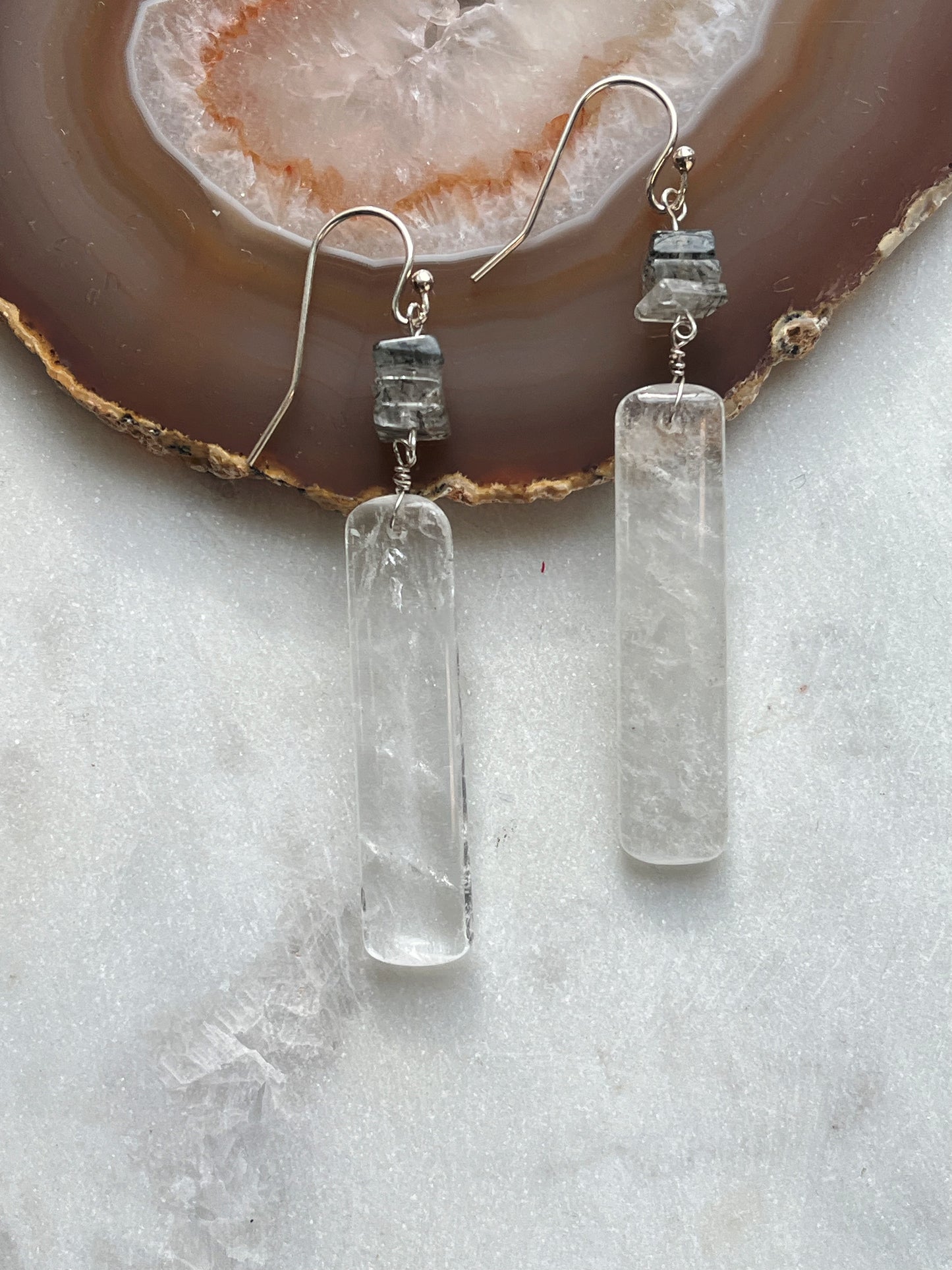Quartz Earrings - Kybalion Jewellery