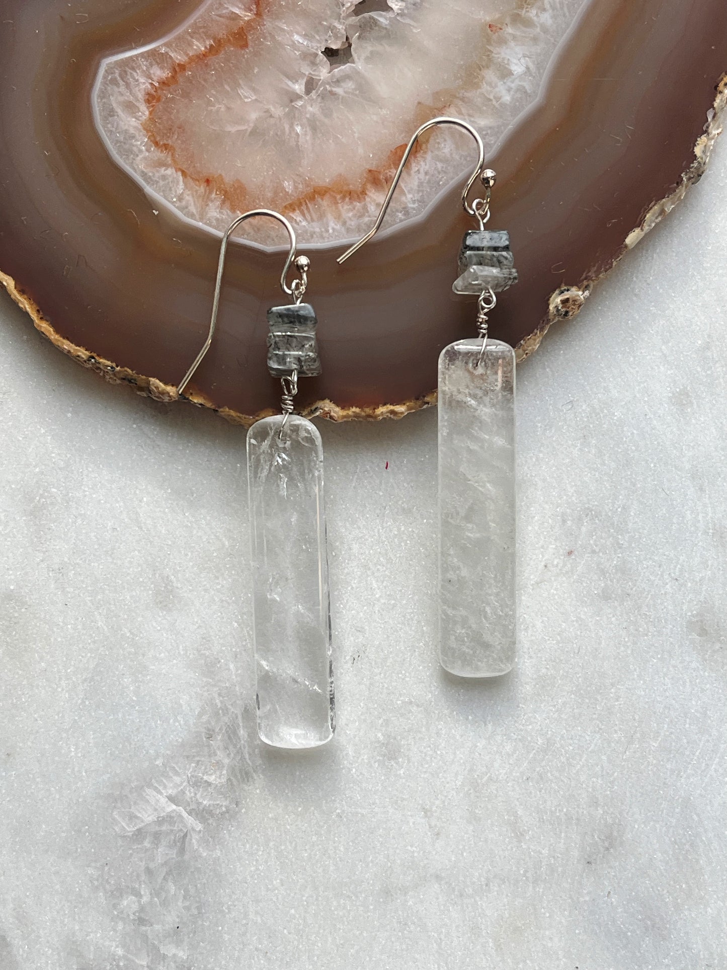Quartz Earrings - Kybalion Jewellery
