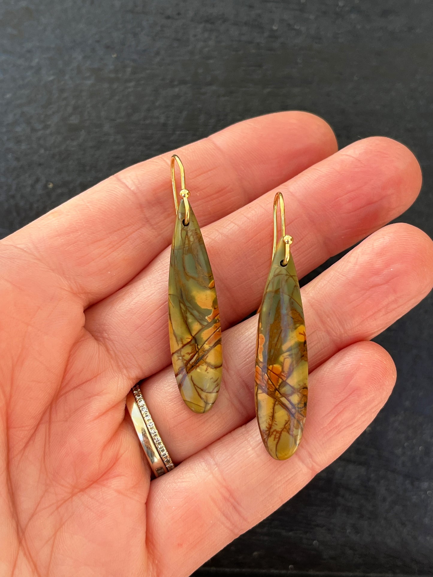 Red Creek Jasper Earrings - Kybalion Jewellery