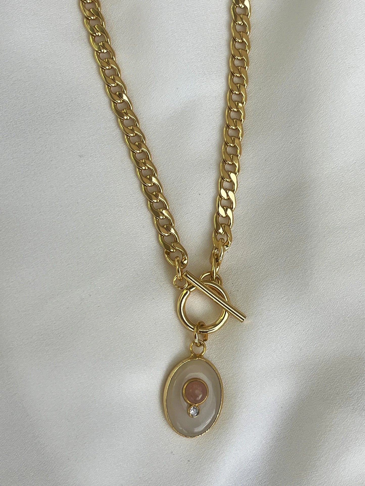 Santorini Necklace - Moonstone - Kybalion Jewellery