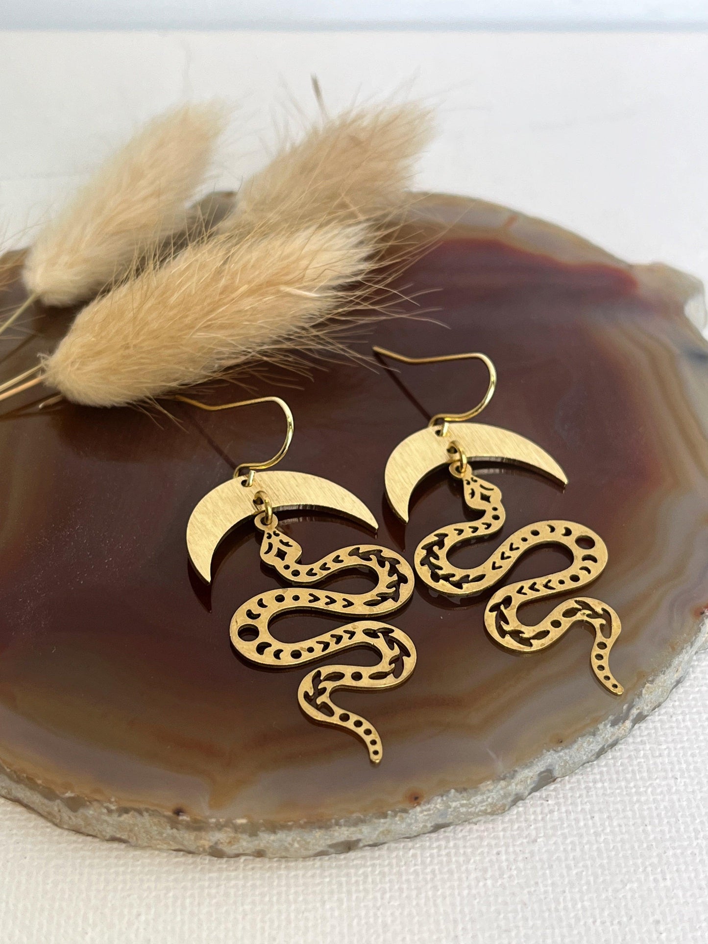 Serpent Earrings - Kybalion Jewellery