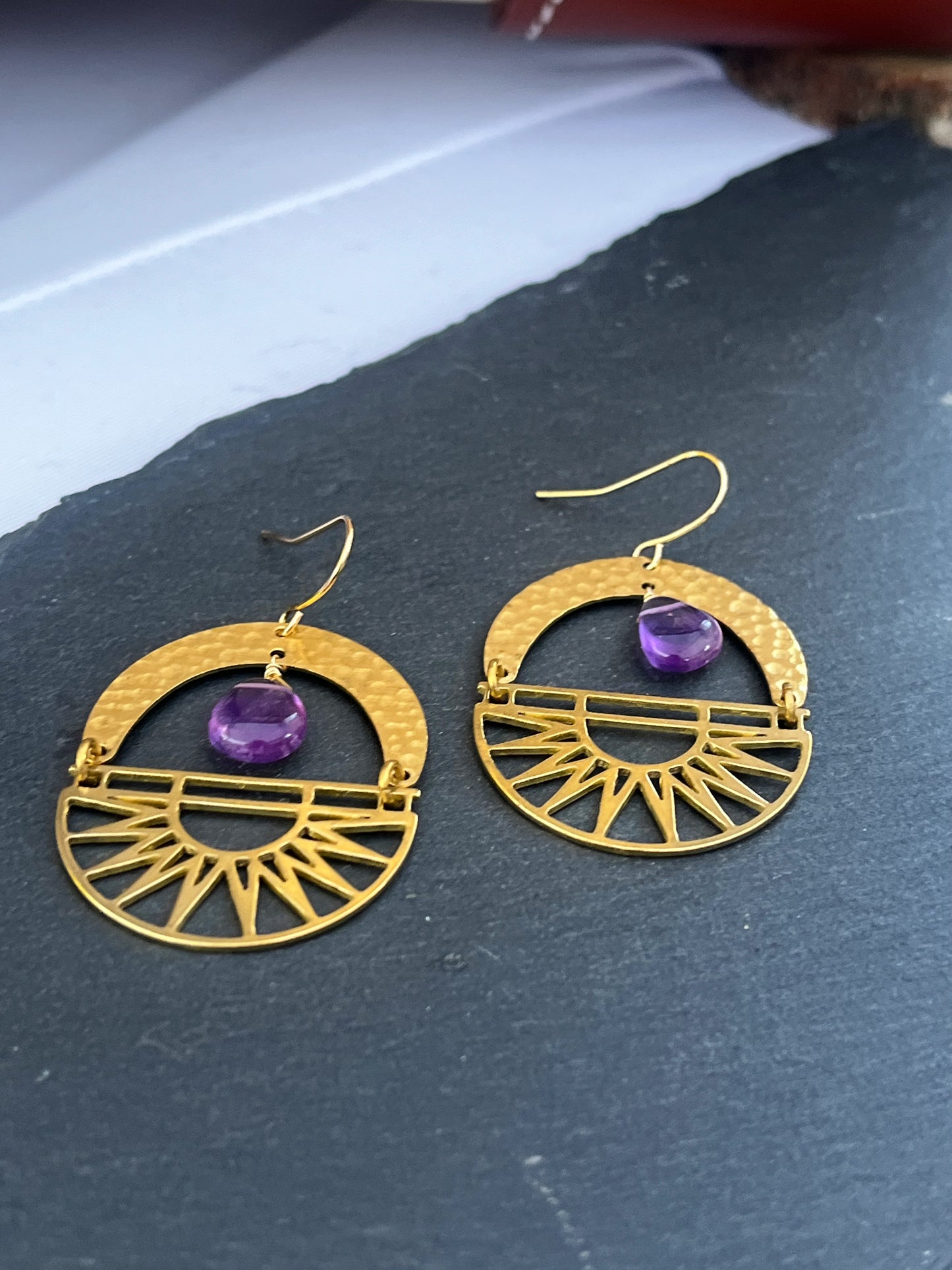 Sunbeam - amethyst - Kybalion Jewellery