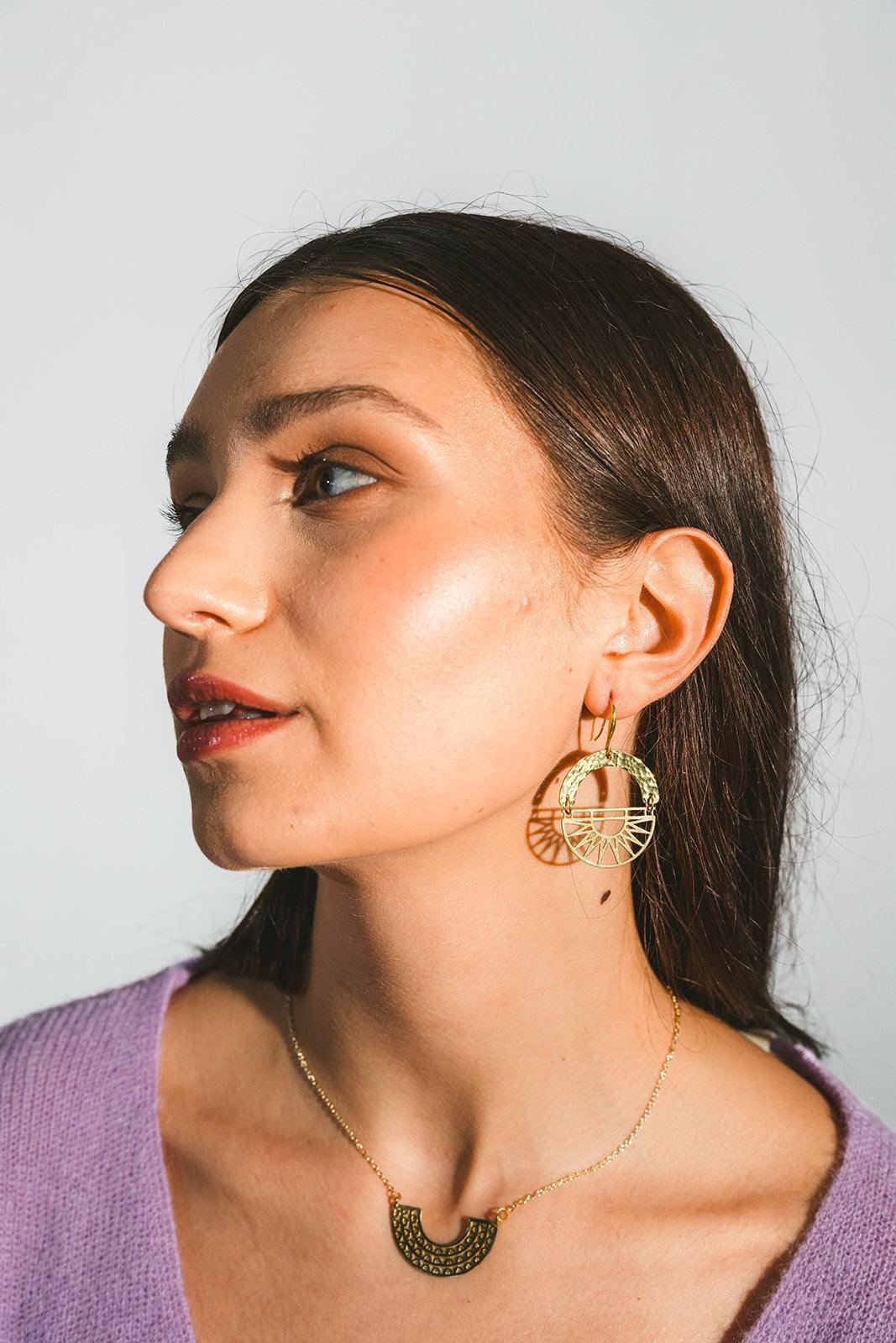 Sunbeam Earrings - Kybalion Jewellery