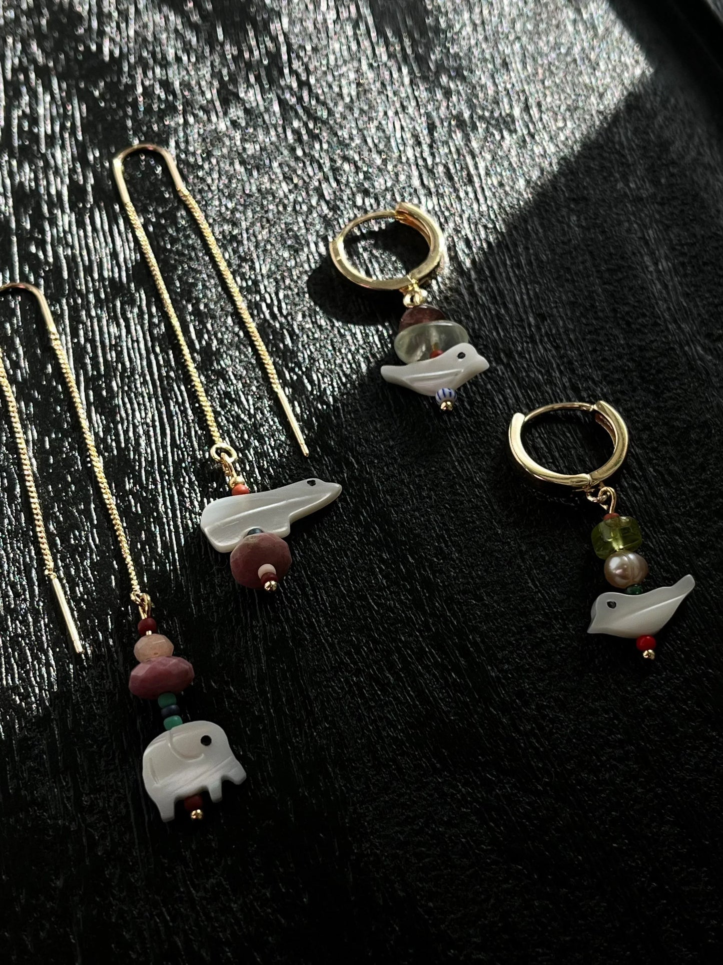 vintage-bead-totem-earrings-2-styles-kybalion-jewellery-2 - Kybalion Jewellery