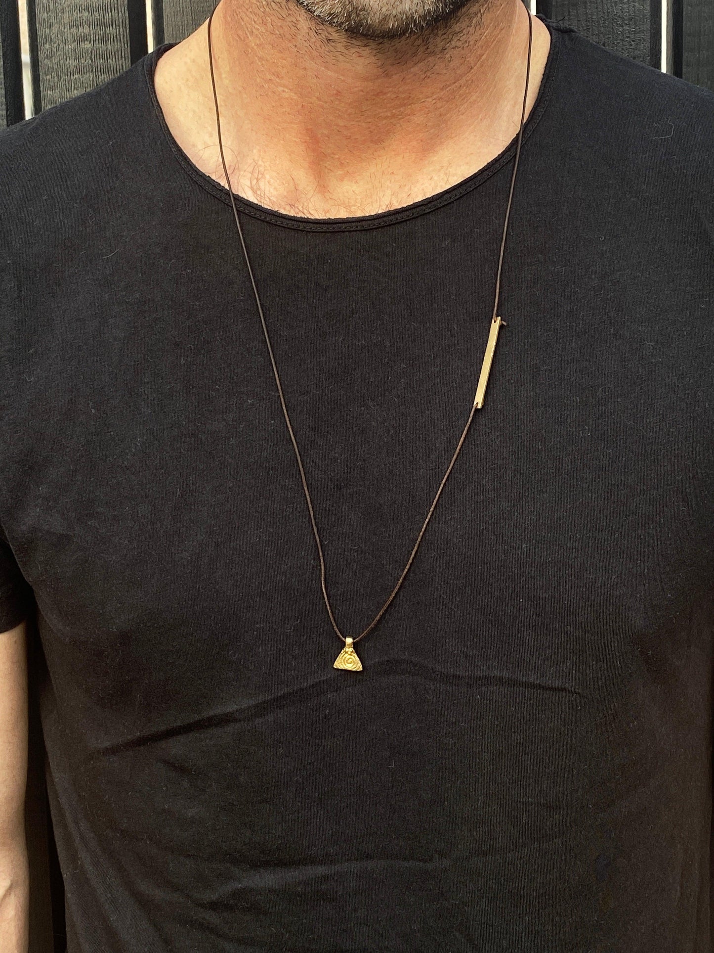 Men’s Tribal Spiral Necklace - Kybalion Jewellery