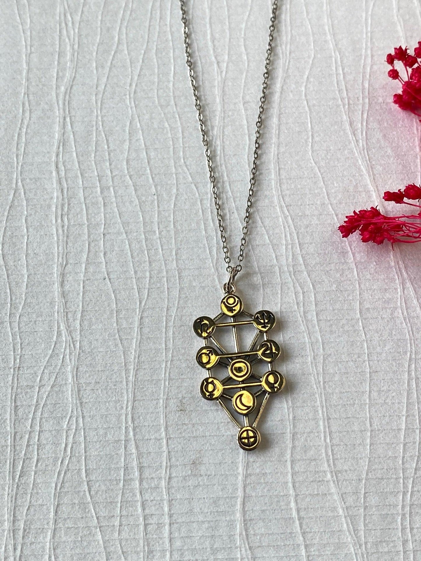 Sterling Silver Tree of Life Pendant Necklace - Kybalion Jewellery