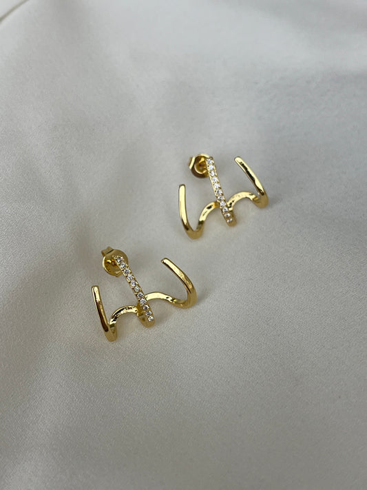 3 pronged Cuff earring - Kybalion Jewellery