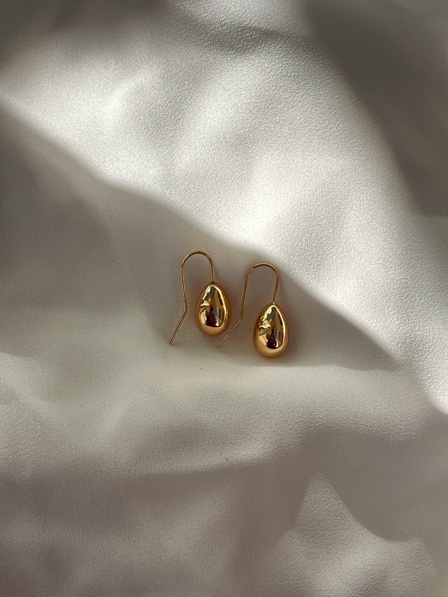 Gold Teardrop Earrings - Kybalion Jewellery
