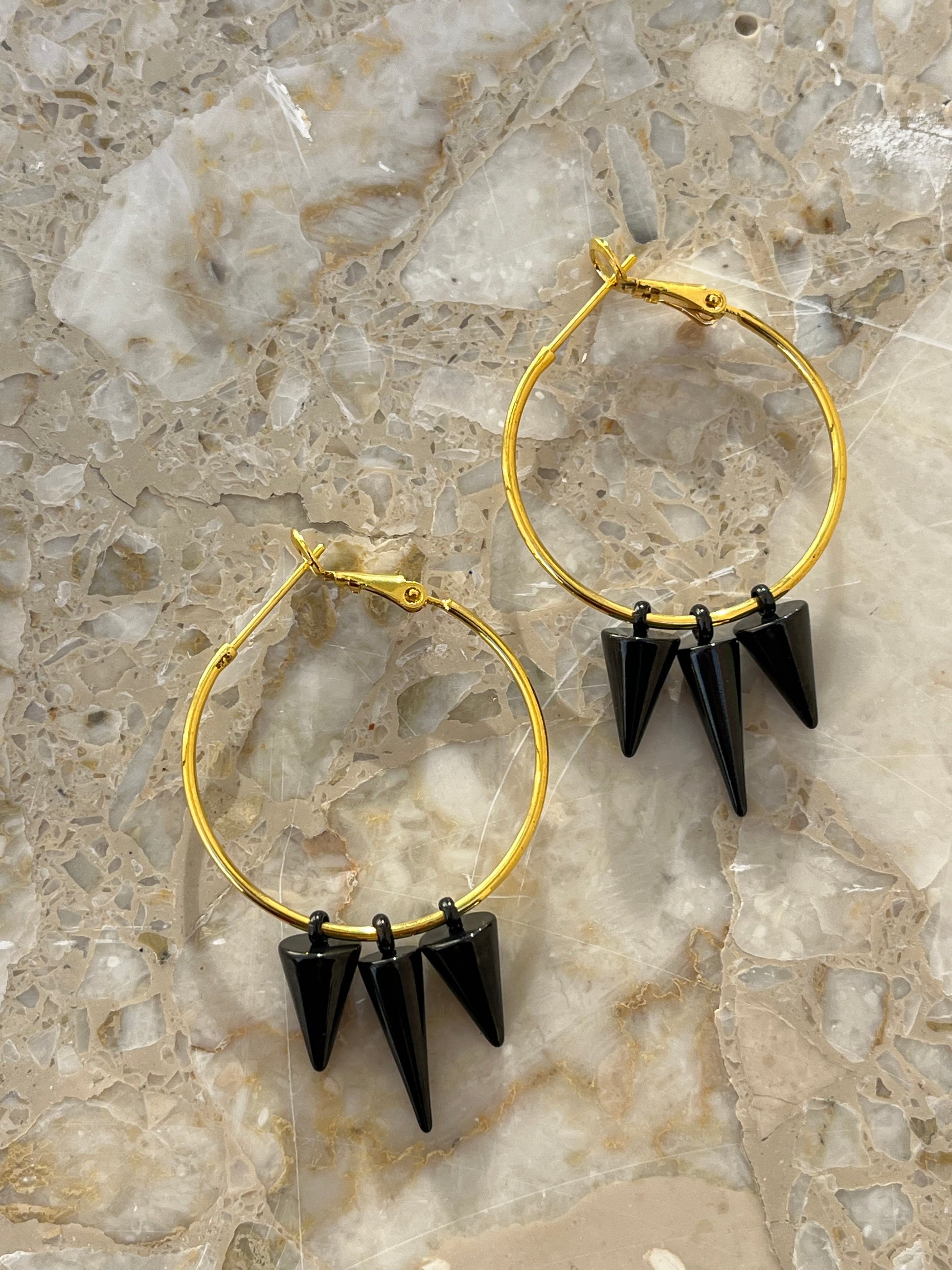 Dark Matter Hoops - Kybalion Jewellery