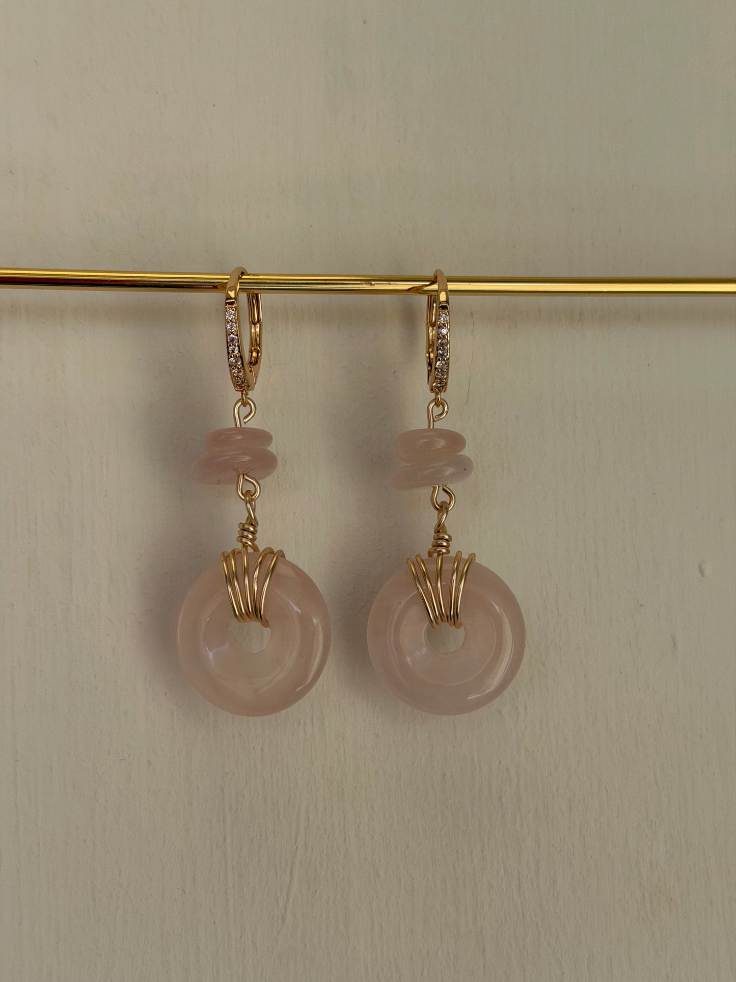 Rose Quartz  Drops