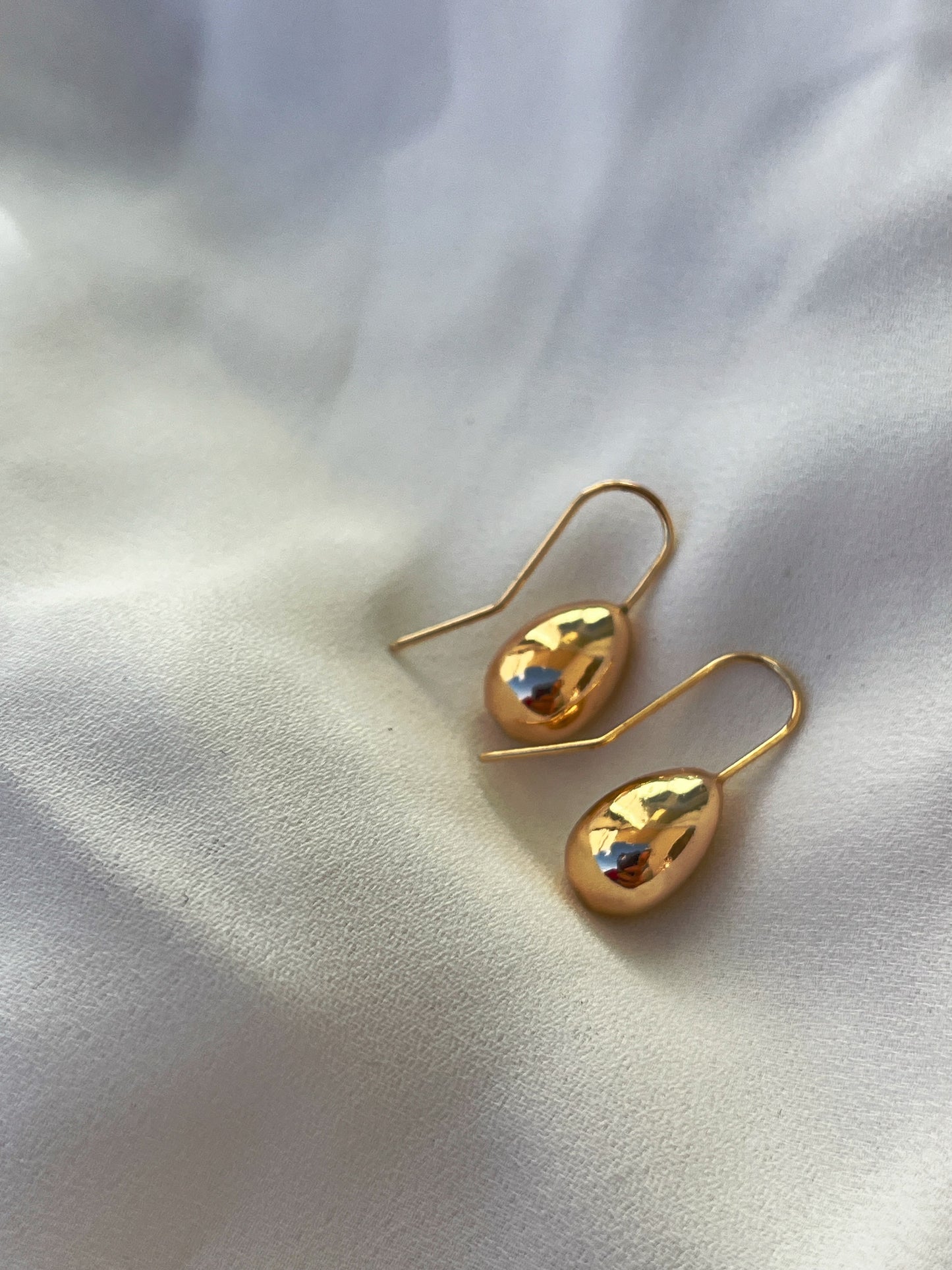 Gold Teardrop Earrings - Kybalion Jewellery