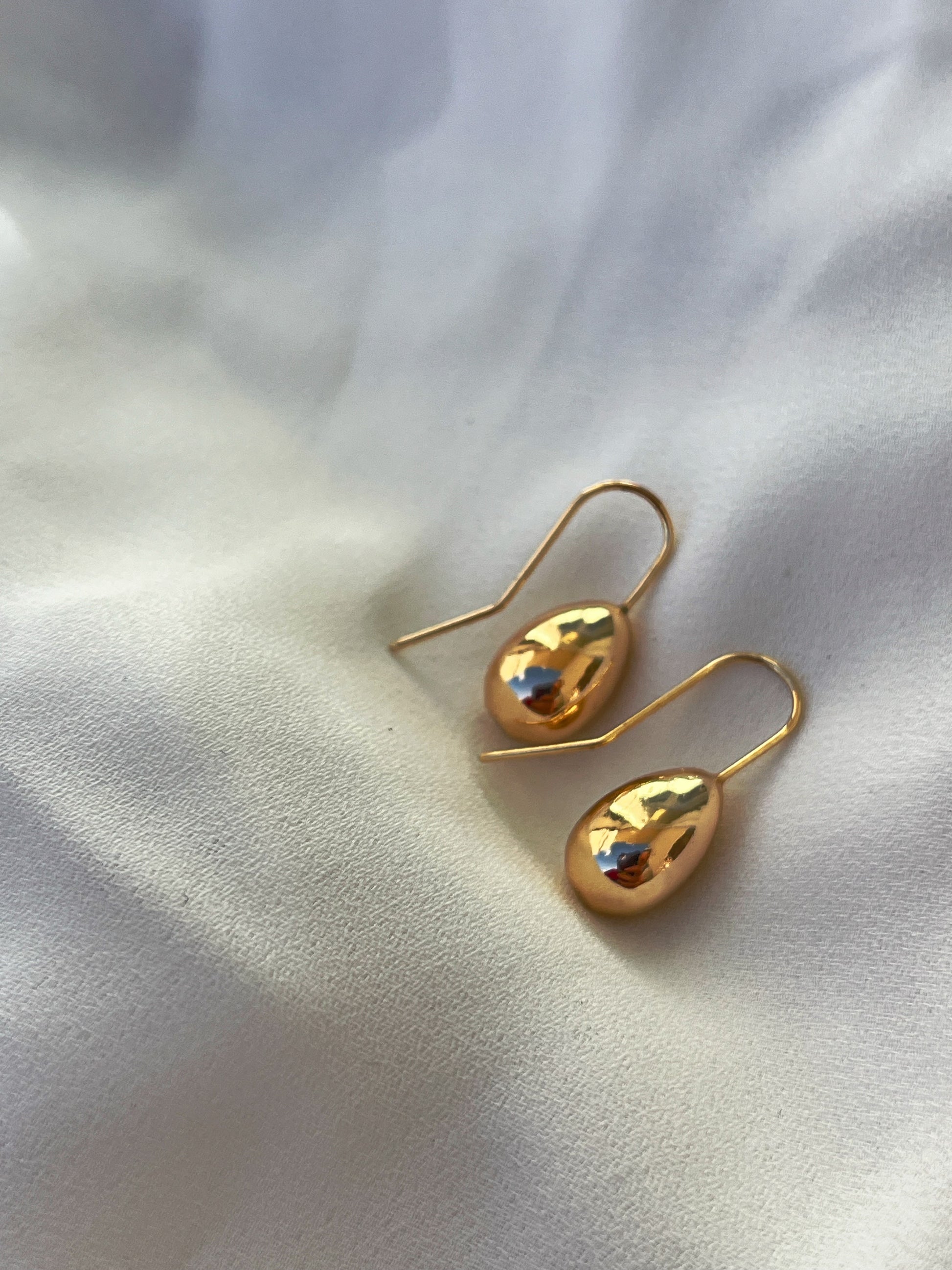 Gold Teardrop Earrings - Kybalion Jewellery