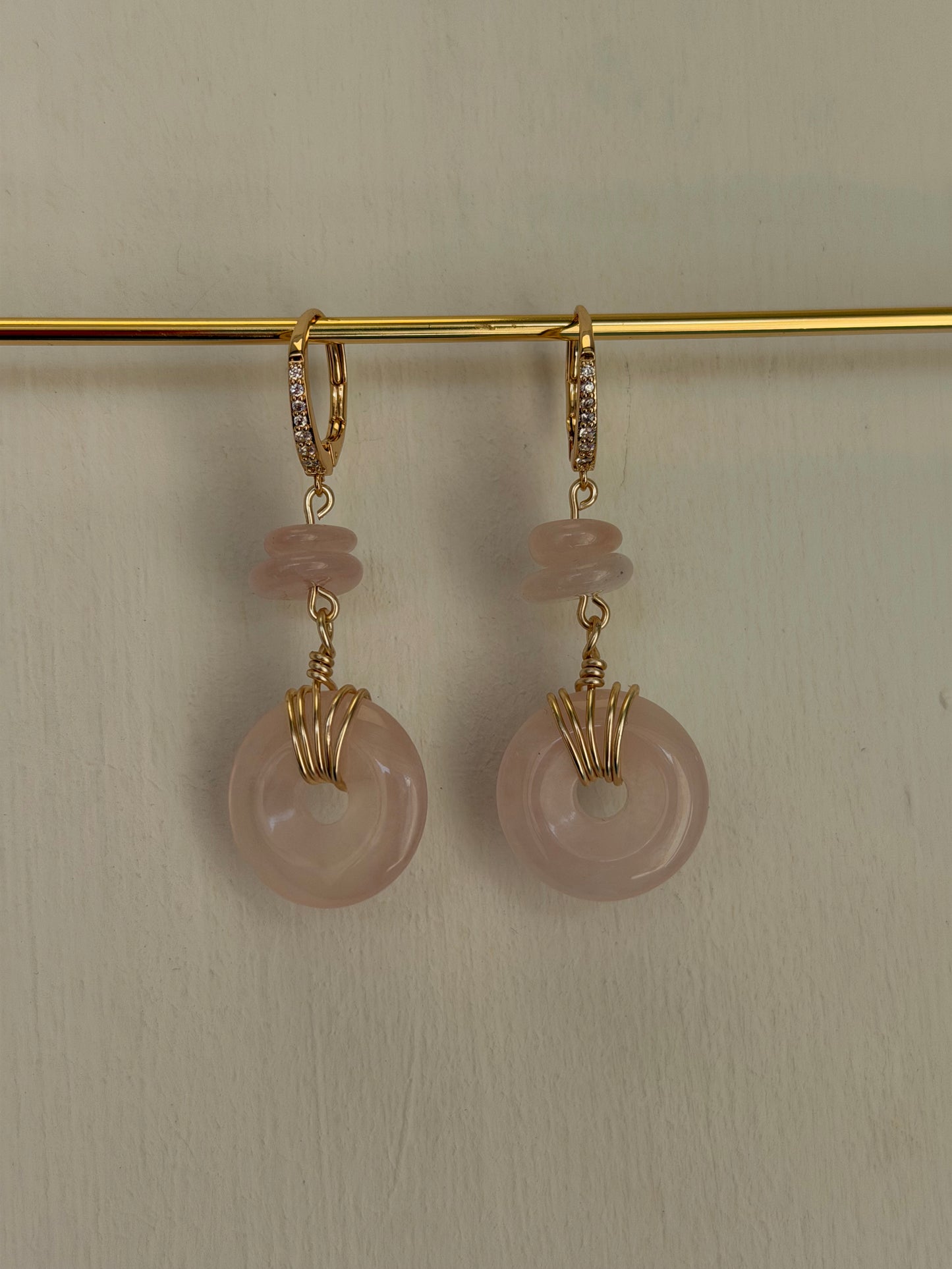 Rose Quartz  Drops