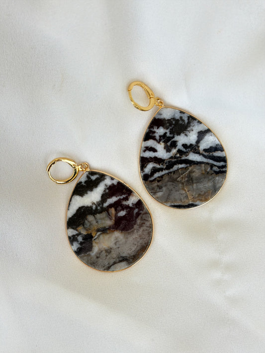 Zebra Jasper Earrings