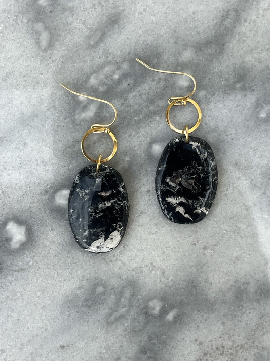 Marbled Earrings