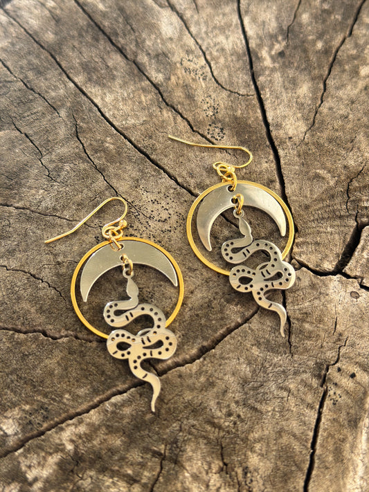 Serpent earrings