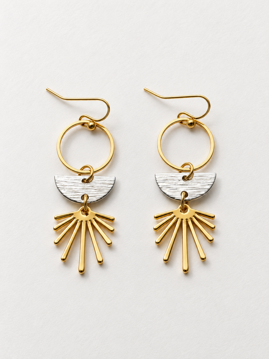 Mini Moonbeam Earrings