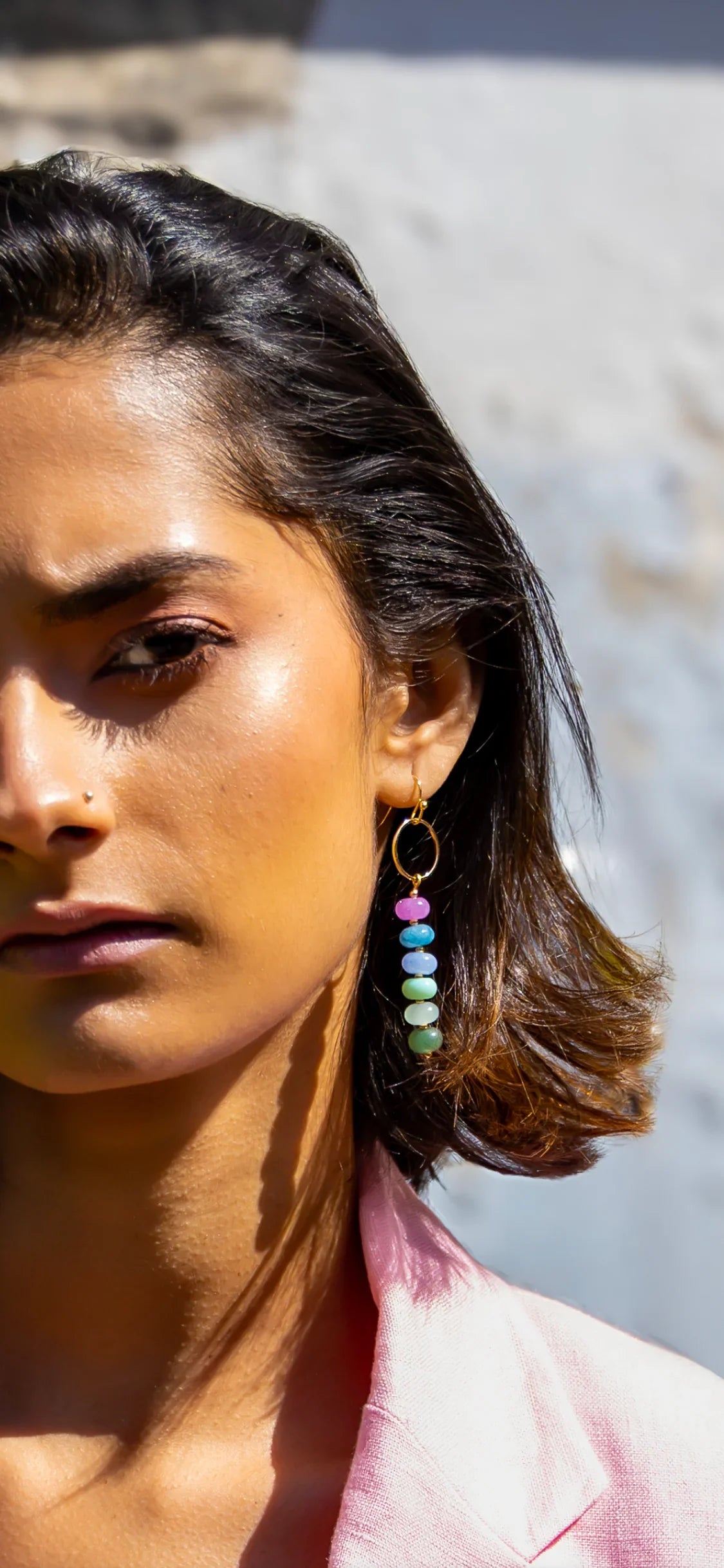 Jade Stone Earrings