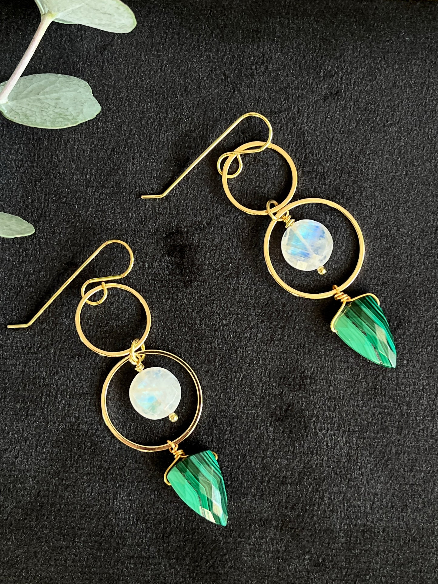 Celtic Moon earrings