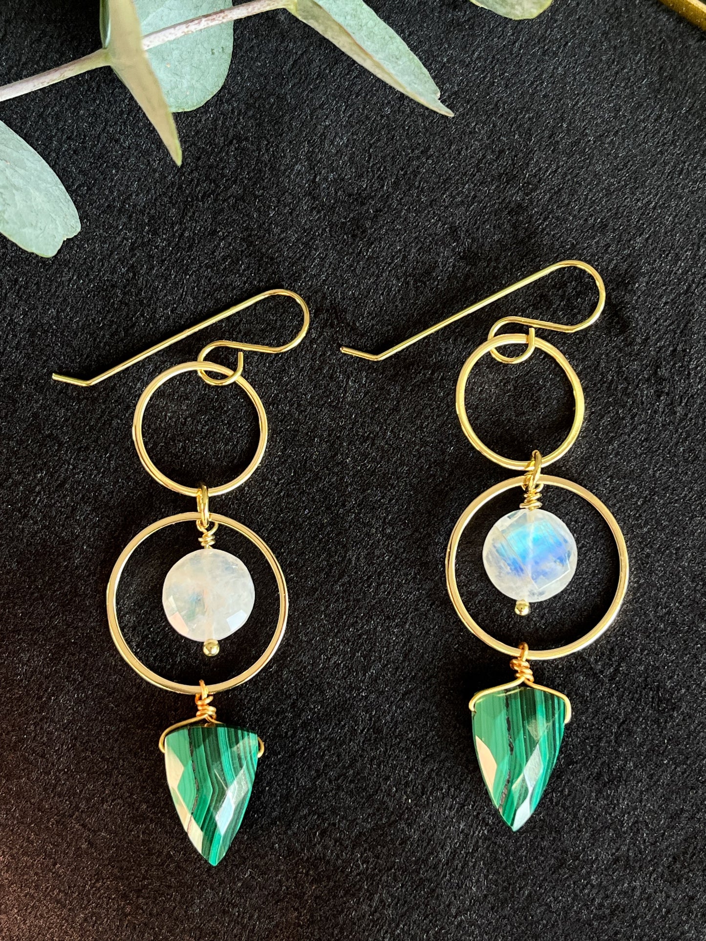 Celtic Moon earrings