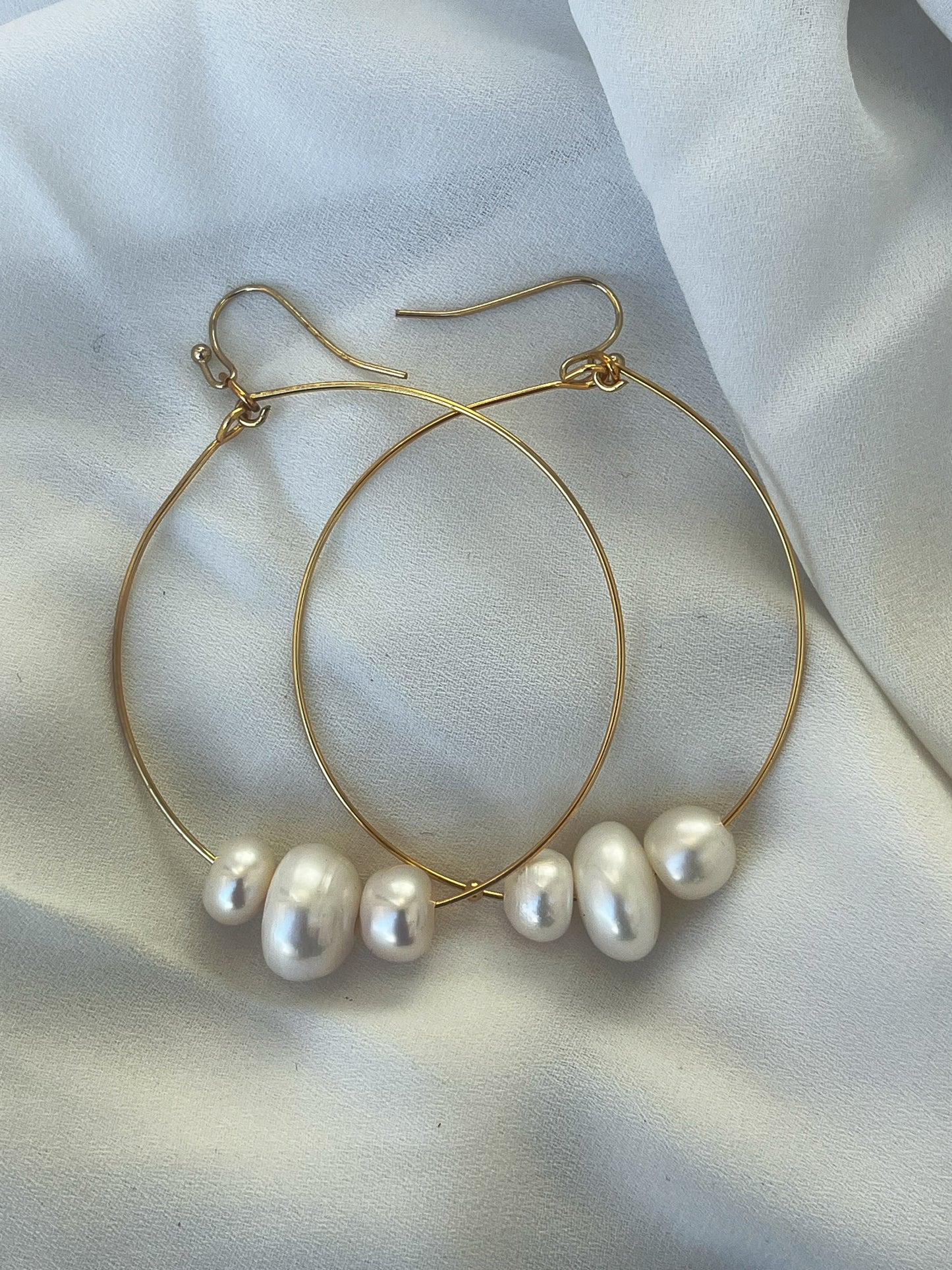 Pearl Hoops