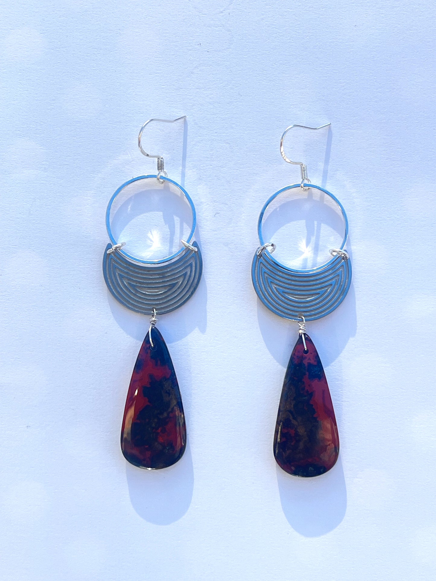 Selene Earrings in Jasper