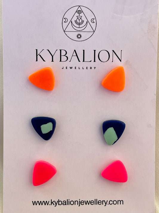 Stud Earrings -Pack of 3