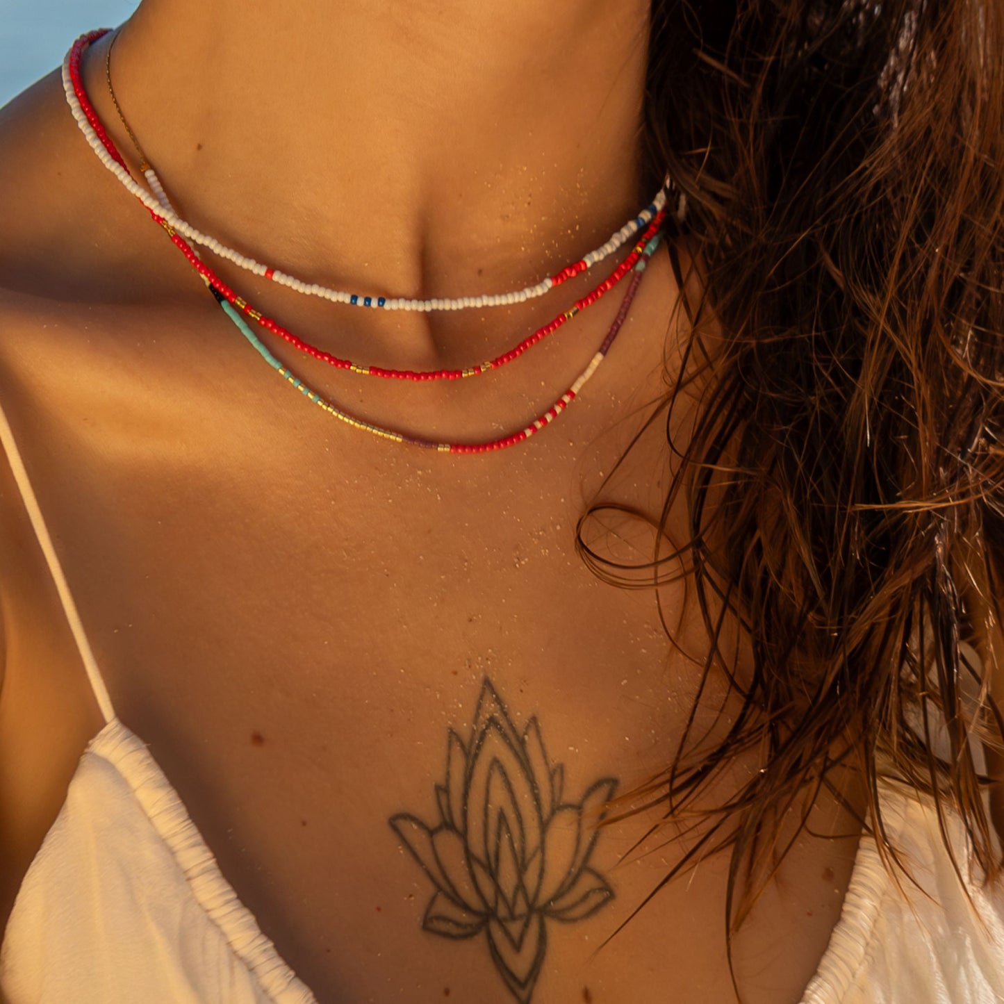 Beaded Layering necklace