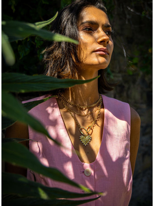 Sunbeam Heart Necklace