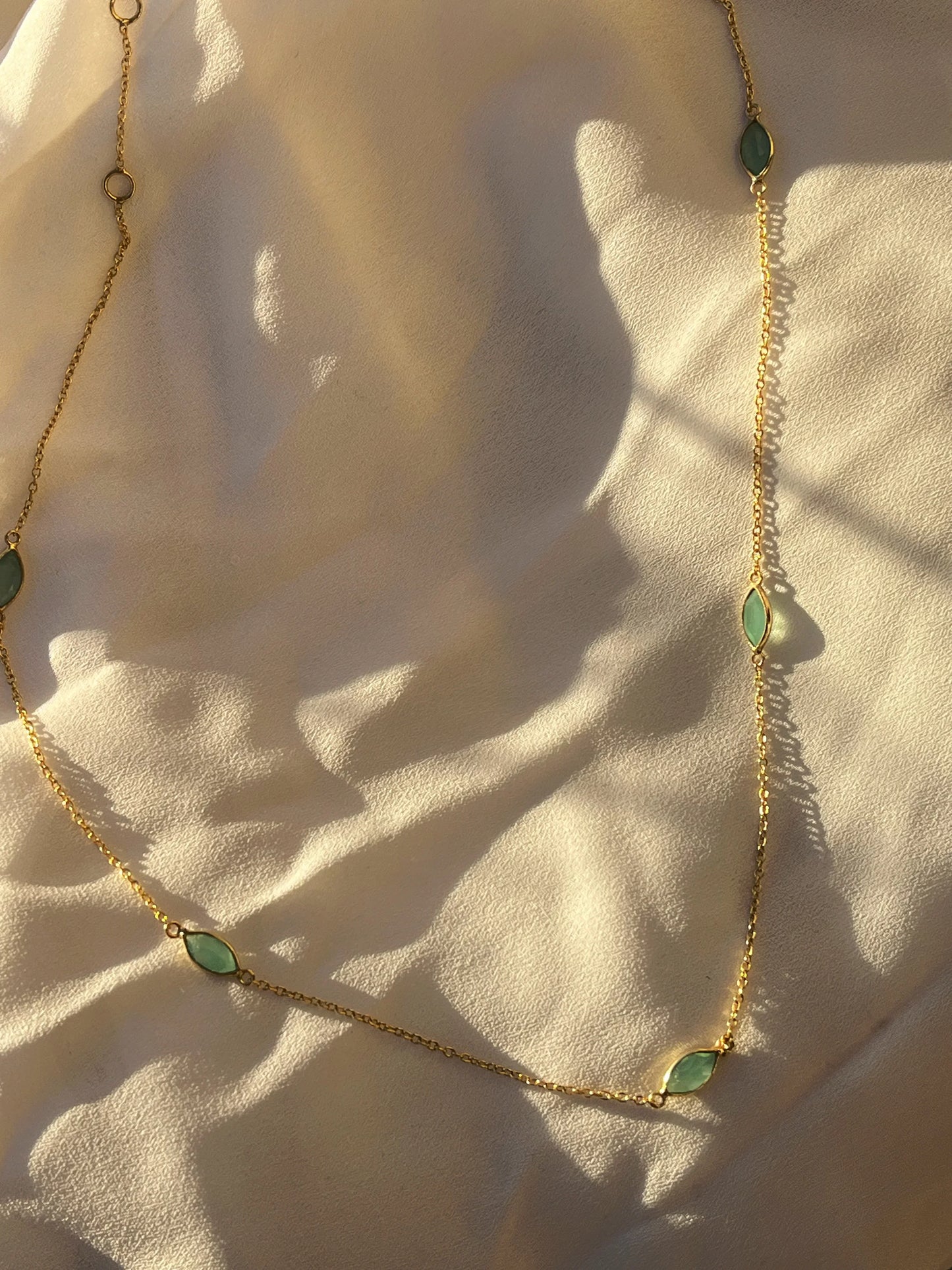 Aqua Chalcedony Necklace - Kybalion Jewellery