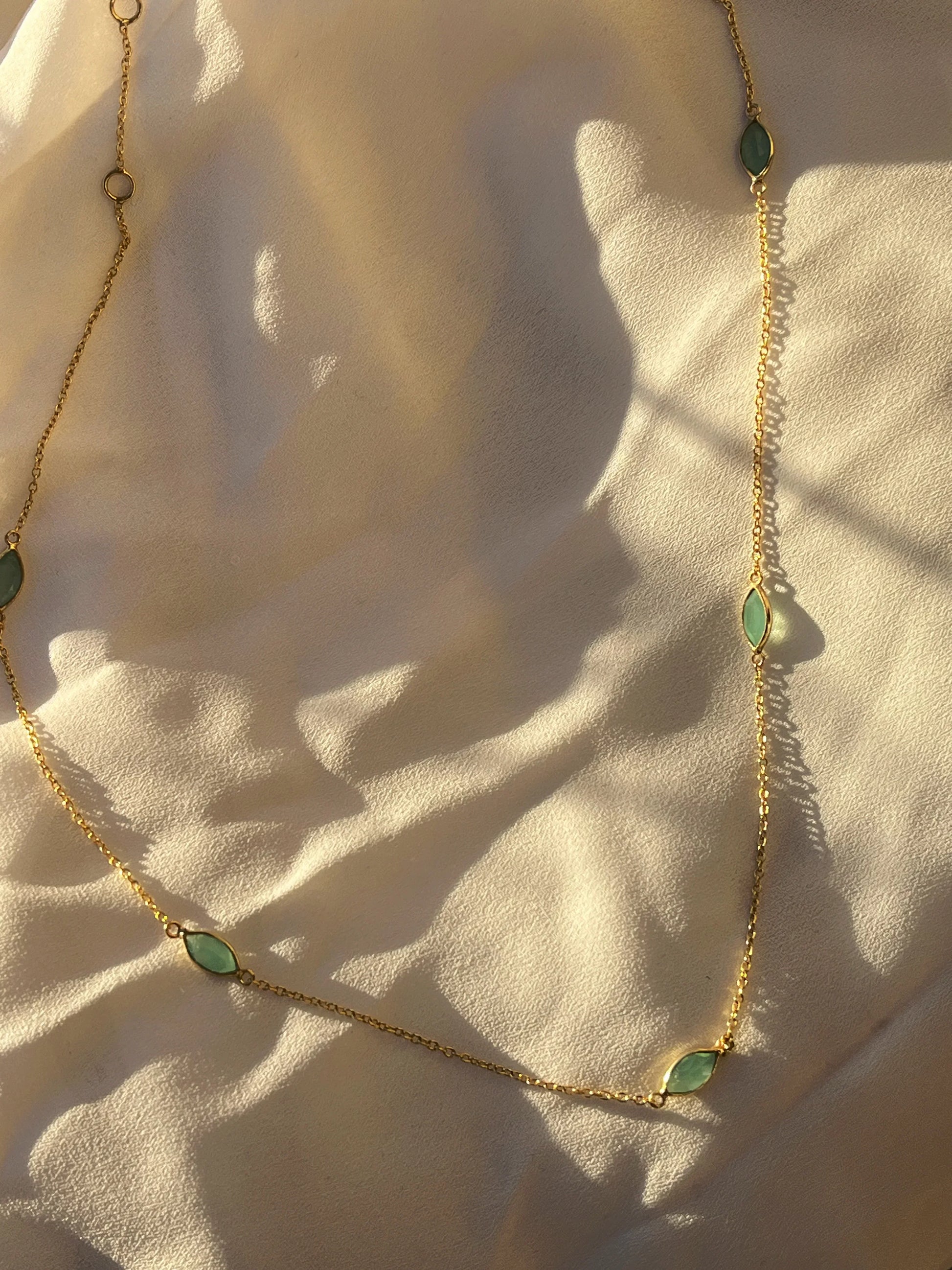Aqua Chalcedony Necklace - Kybalion Jewellery