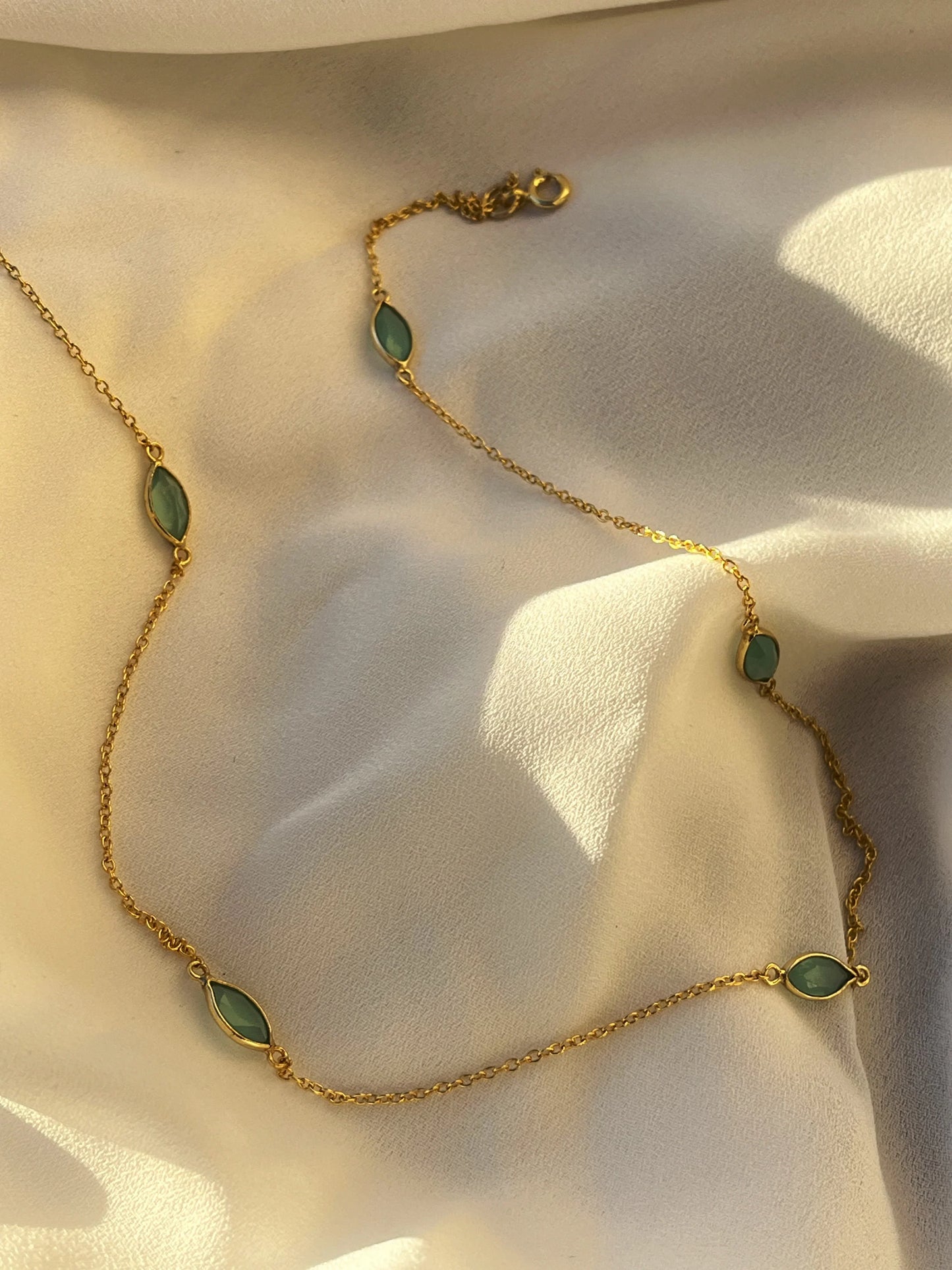 Aqua Chalcedony Necklace - Kybalion Jewellery