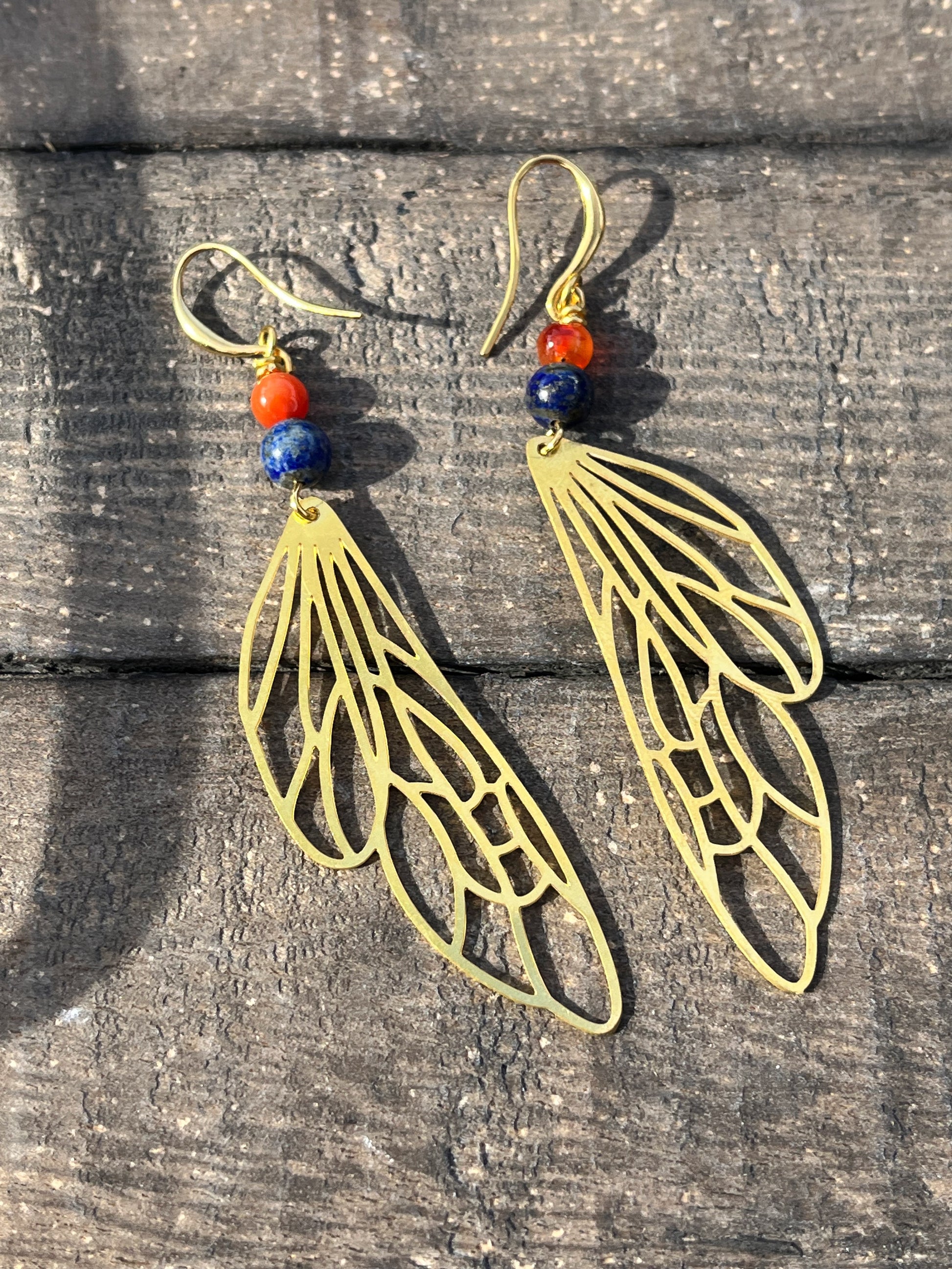 Butterfly wing Earrings - Kybalion Jewellery