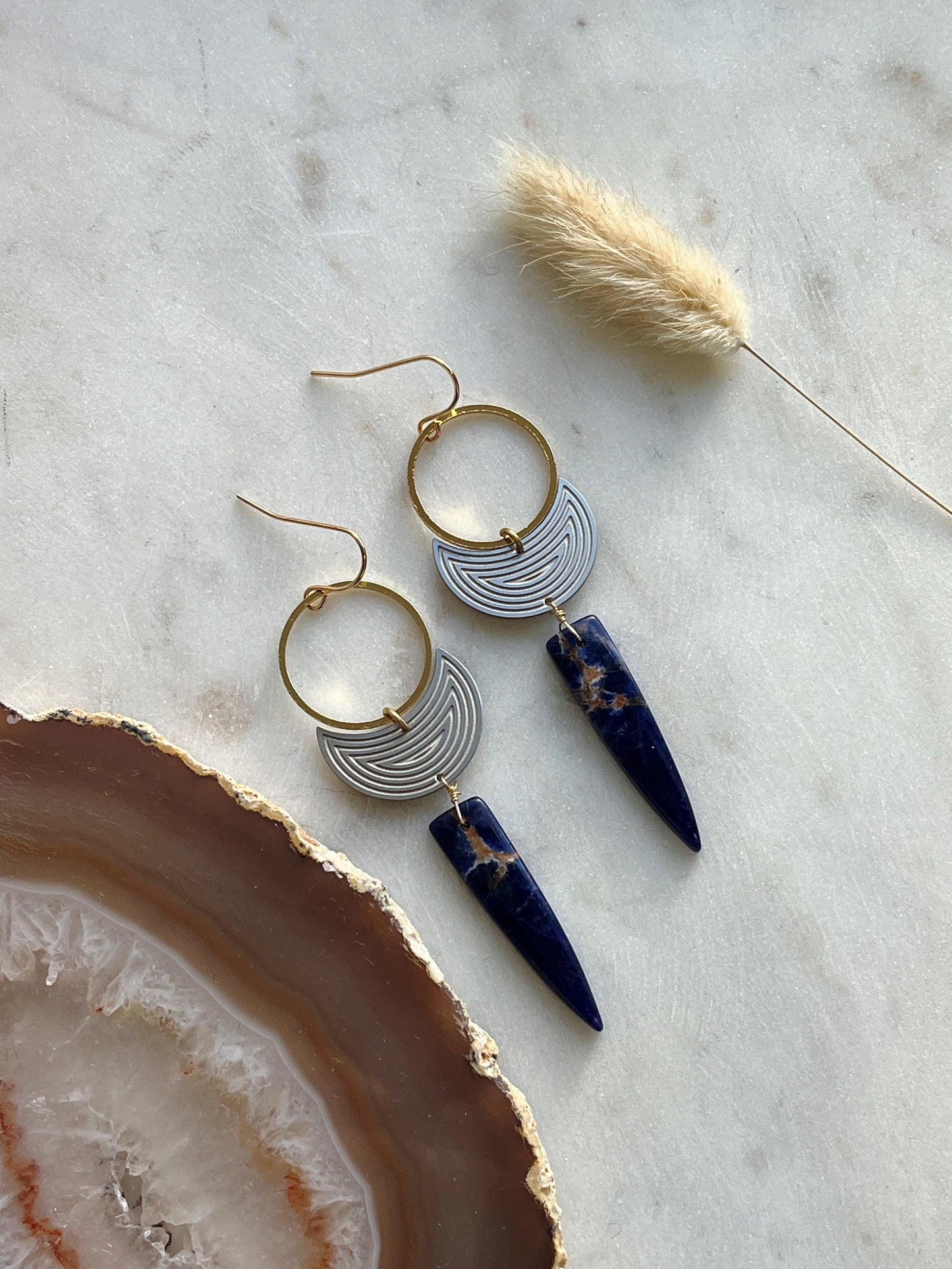 Celestial Blue Earrings - Kybalion Jewellery