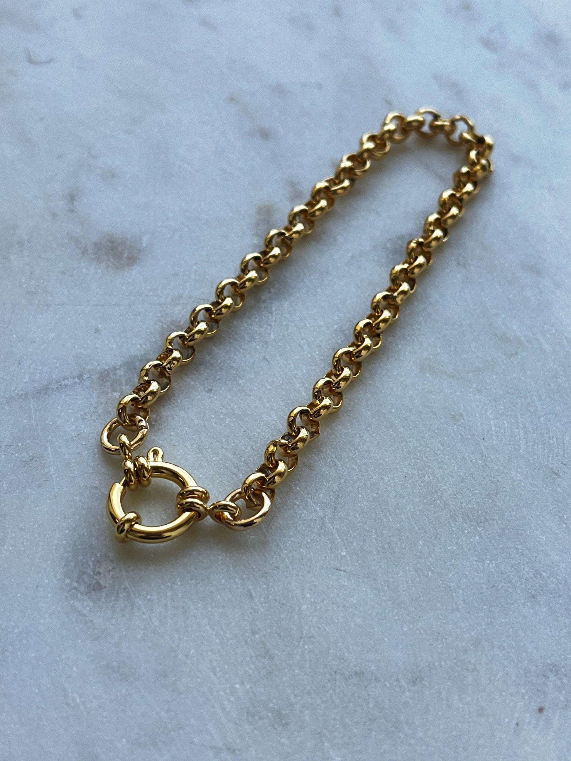 Chunky Gold Bracelet - Kybalion Jewellery