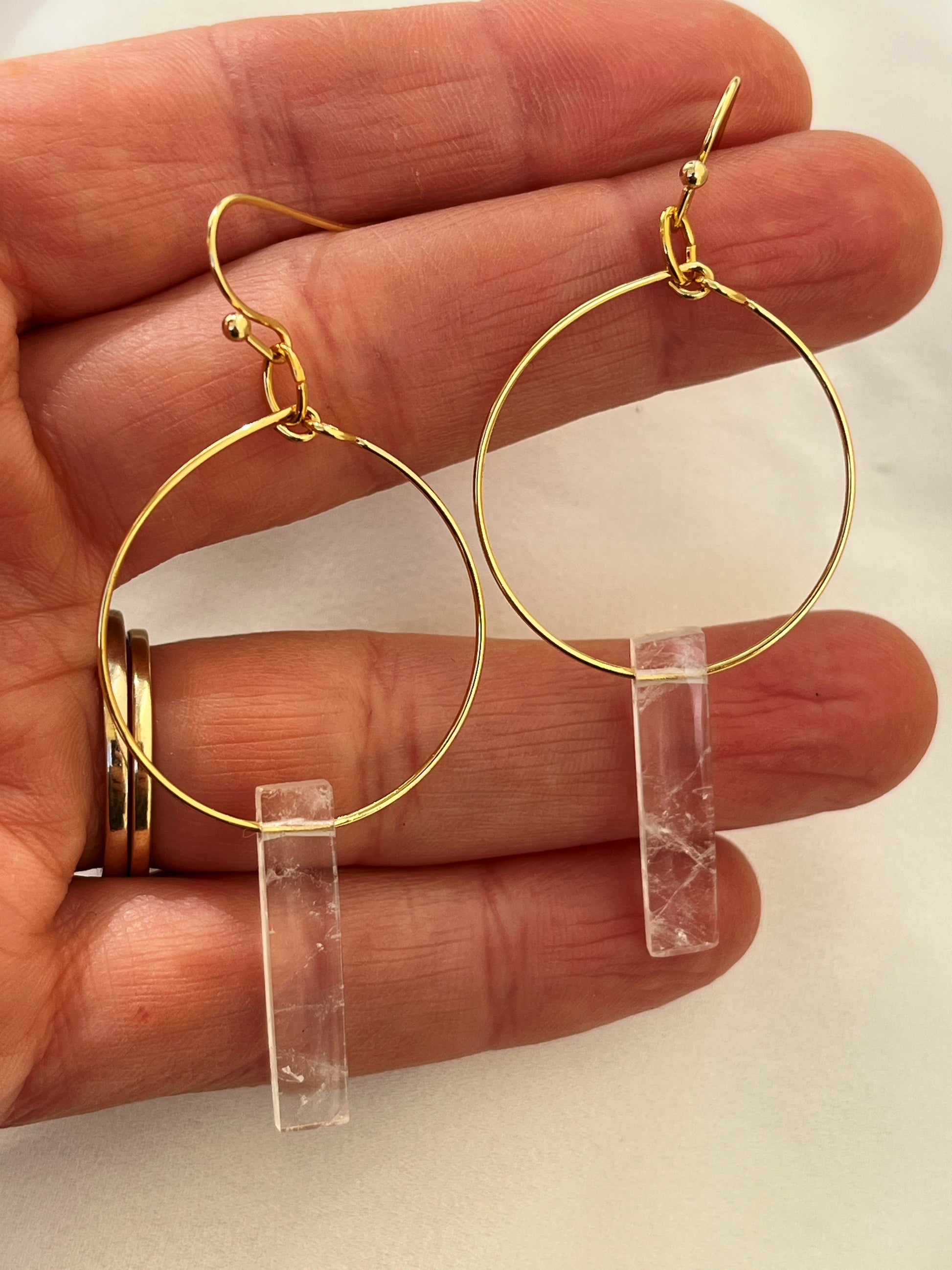 Clear Quartz drops - Kybalion Jewellery