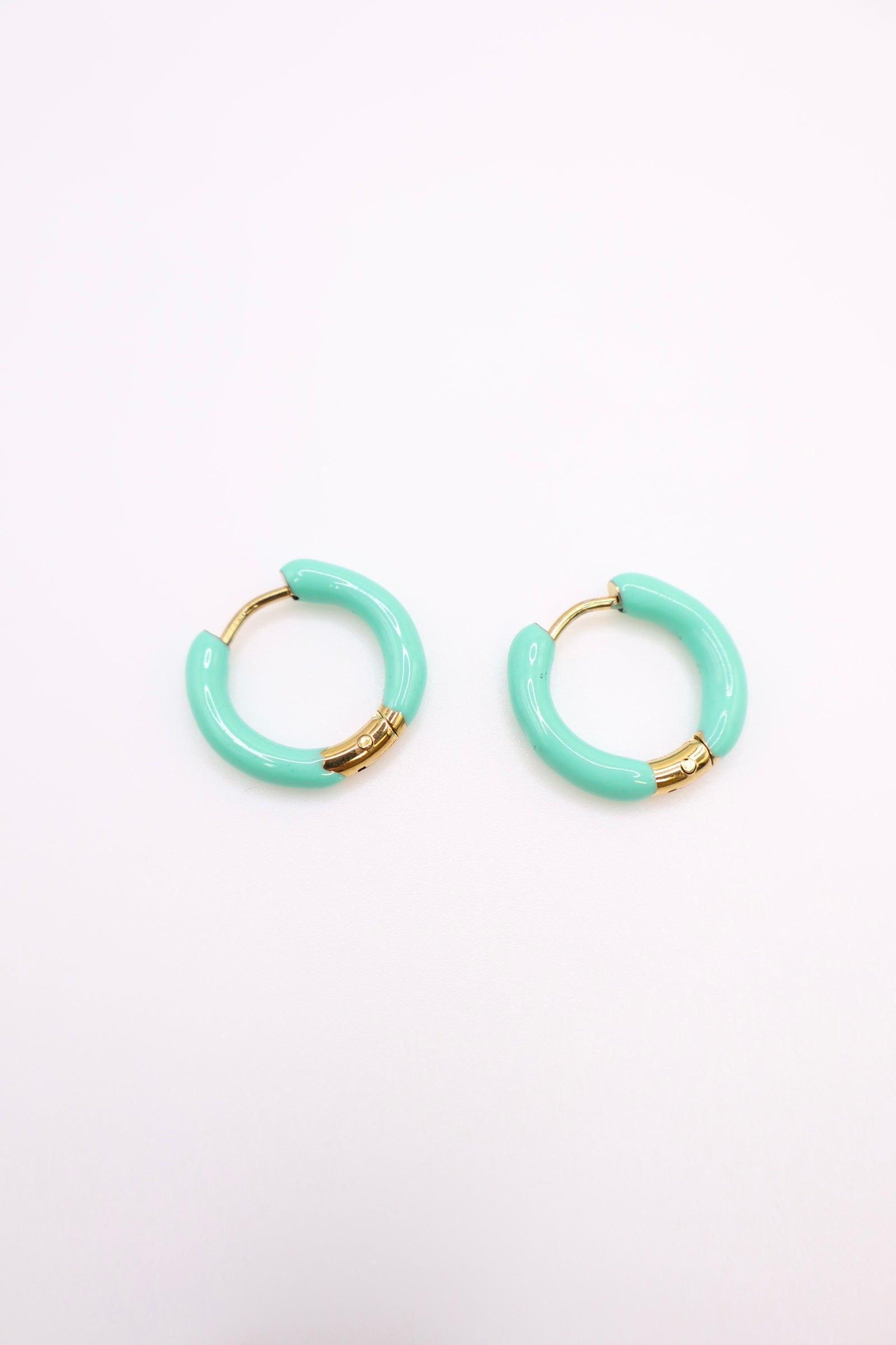 Enamel Huggies - Kybalion Jewellery