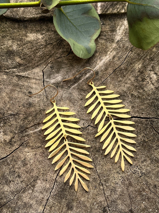 Fern Earrings - Kybalion Jewellery